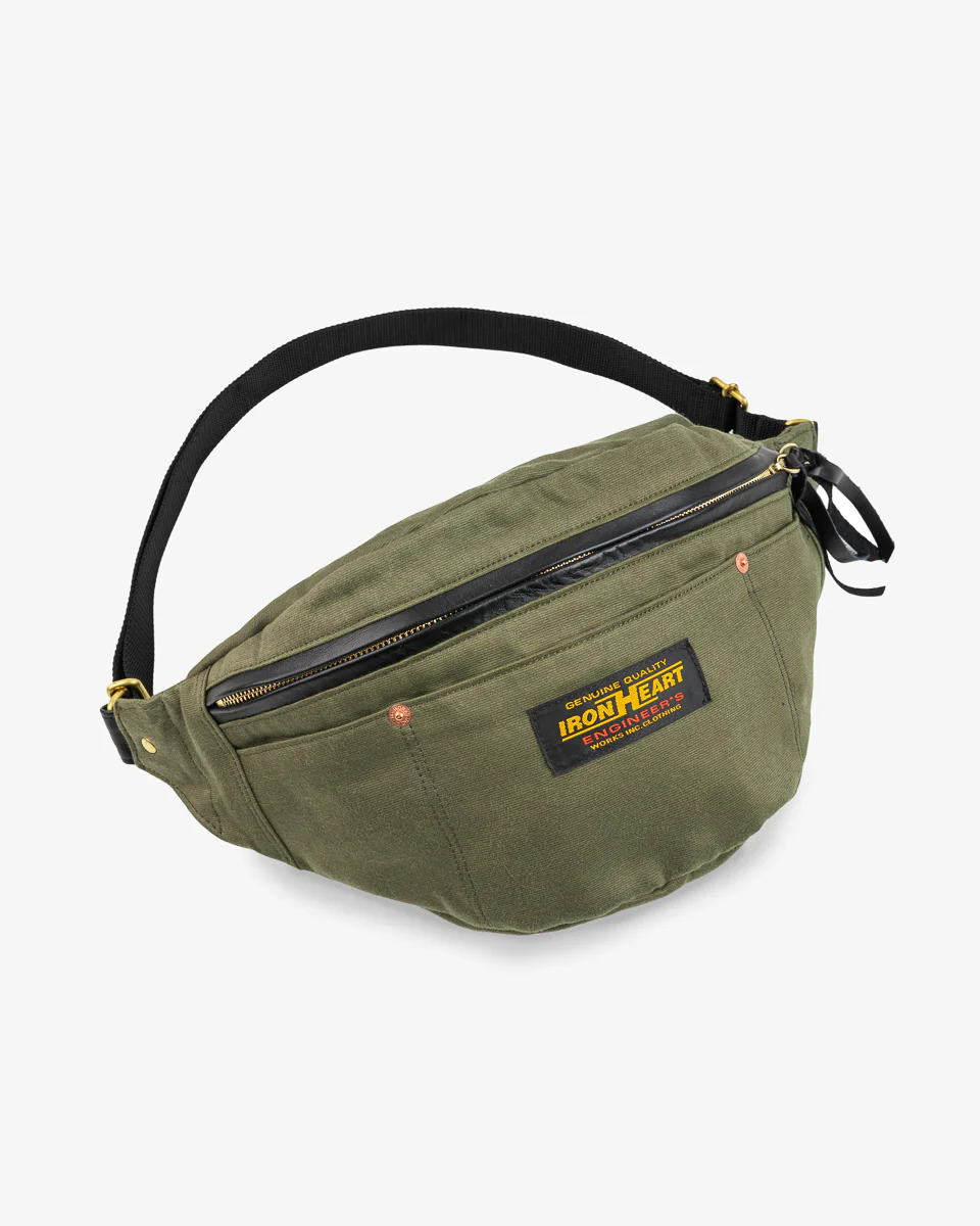12oz Whipcord Waist Bag - Olive Drab Green