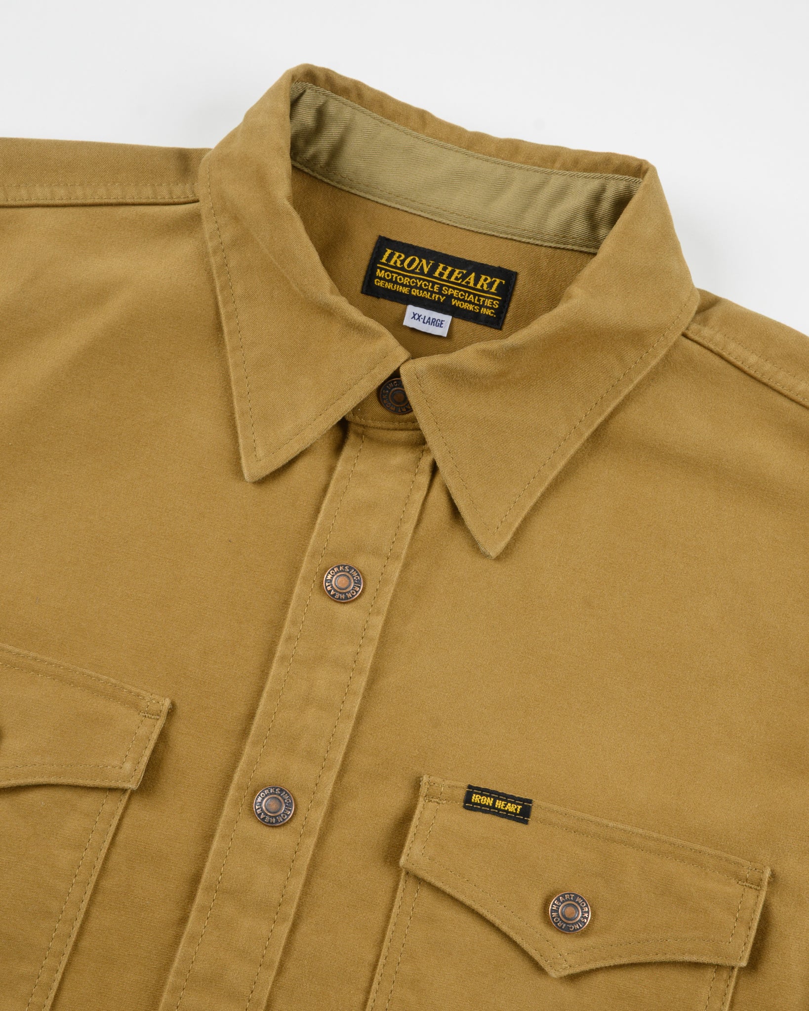 Heavy Moleskin CPO Shirt - Camel