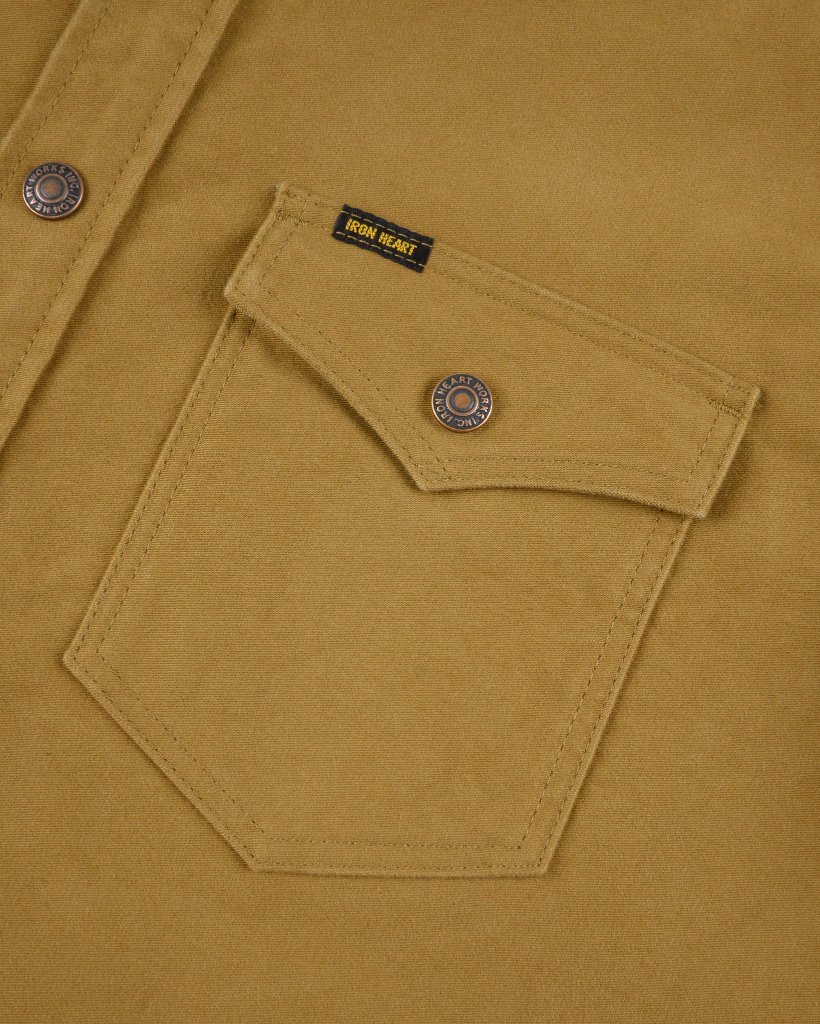 Heavy Moleskin CPO Shirt - Camel
