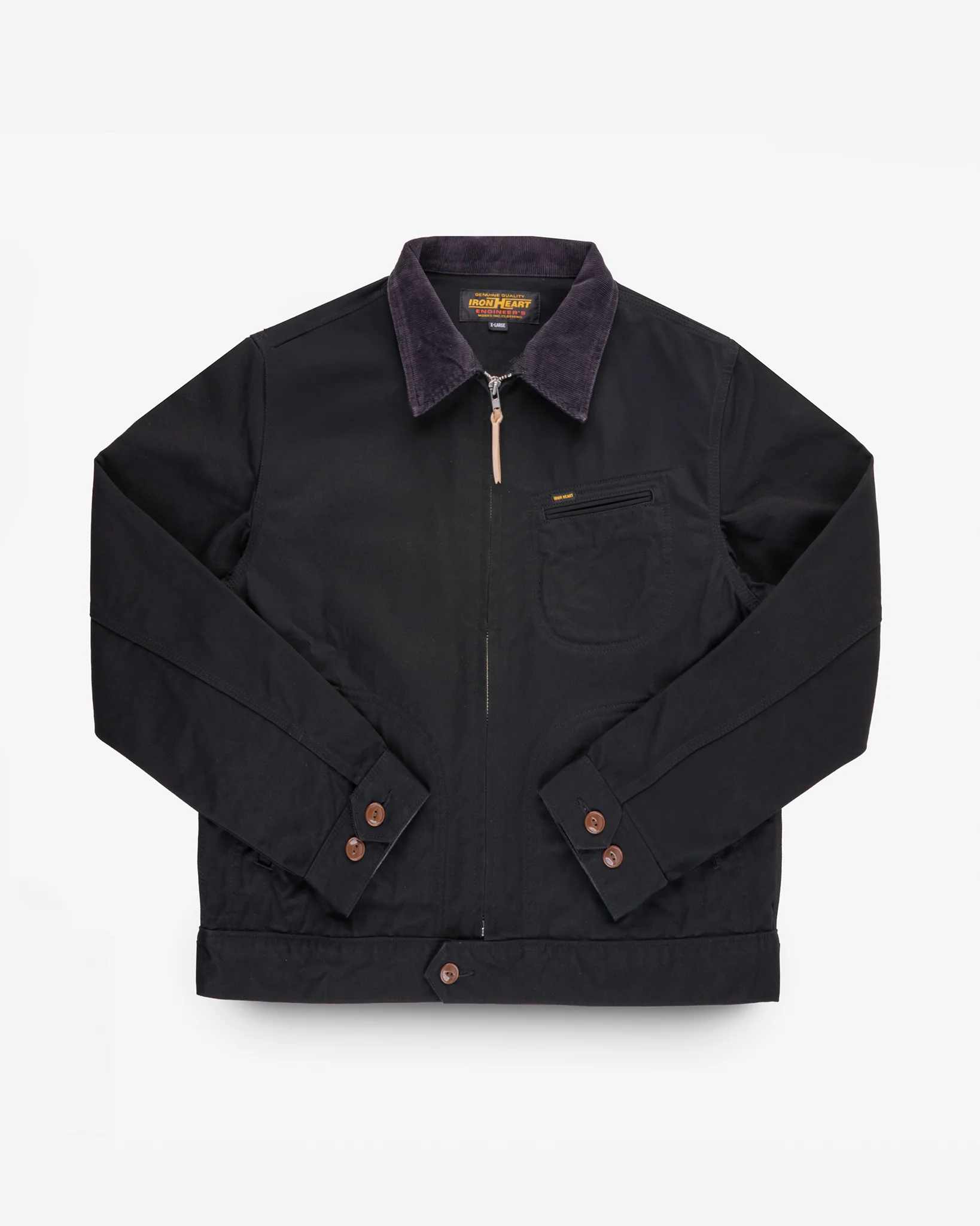 12oz Kurashikizome® Twill Work Jacket - Black