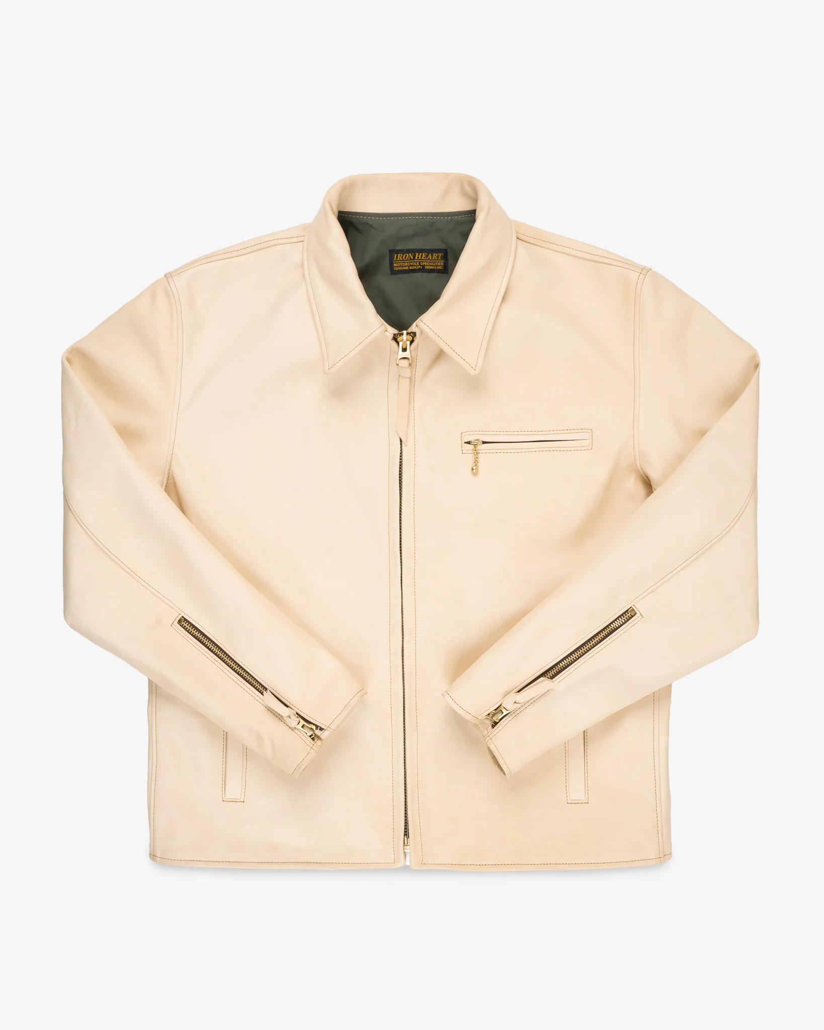 Iron Heart x Simmons Bilt Horsehide Jacket - The Bareback - Natural