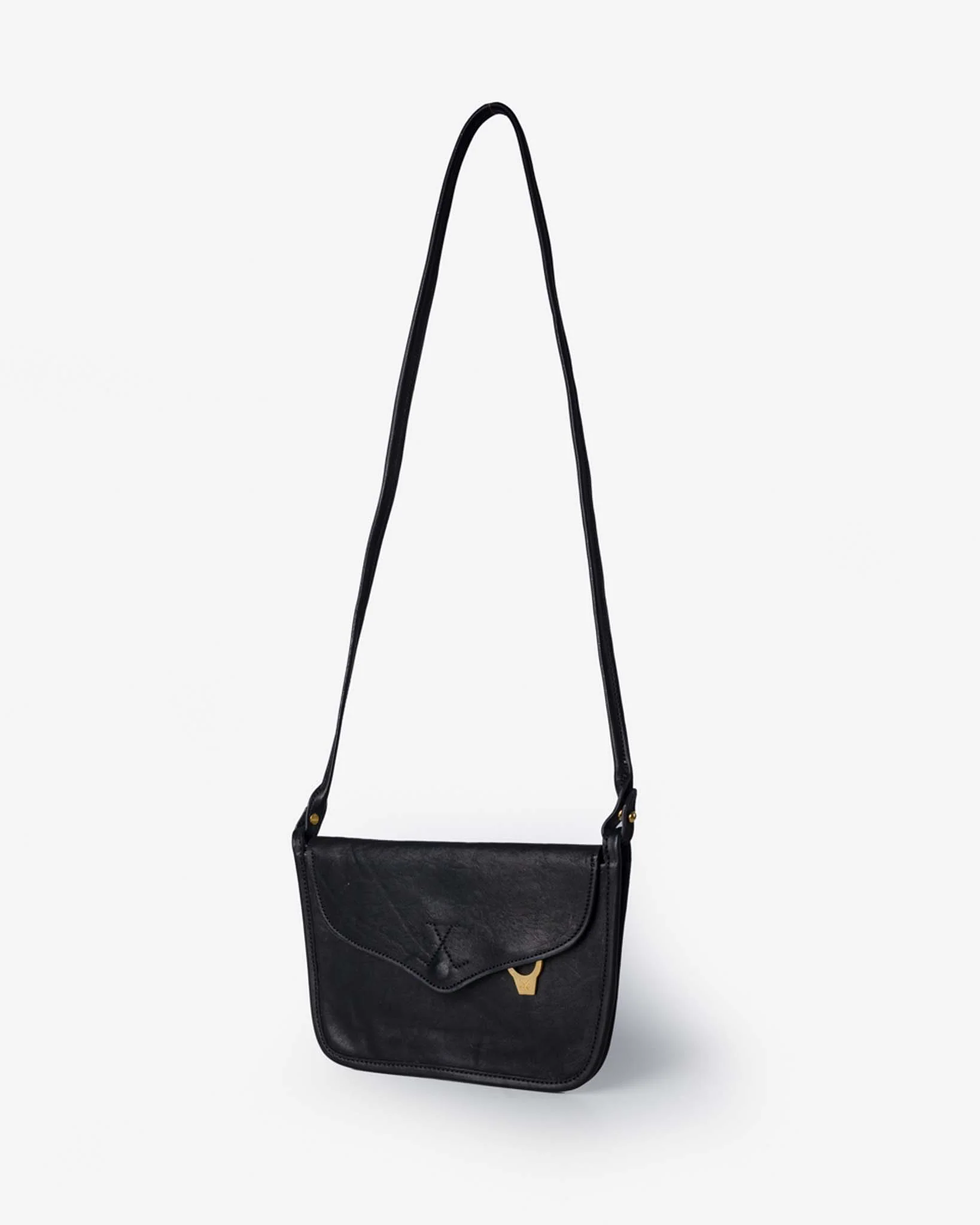 455-ogl-brave-horsehide-pocket-bag-black-1.webp OGL Brave Horsehide Pocket Bag - Black