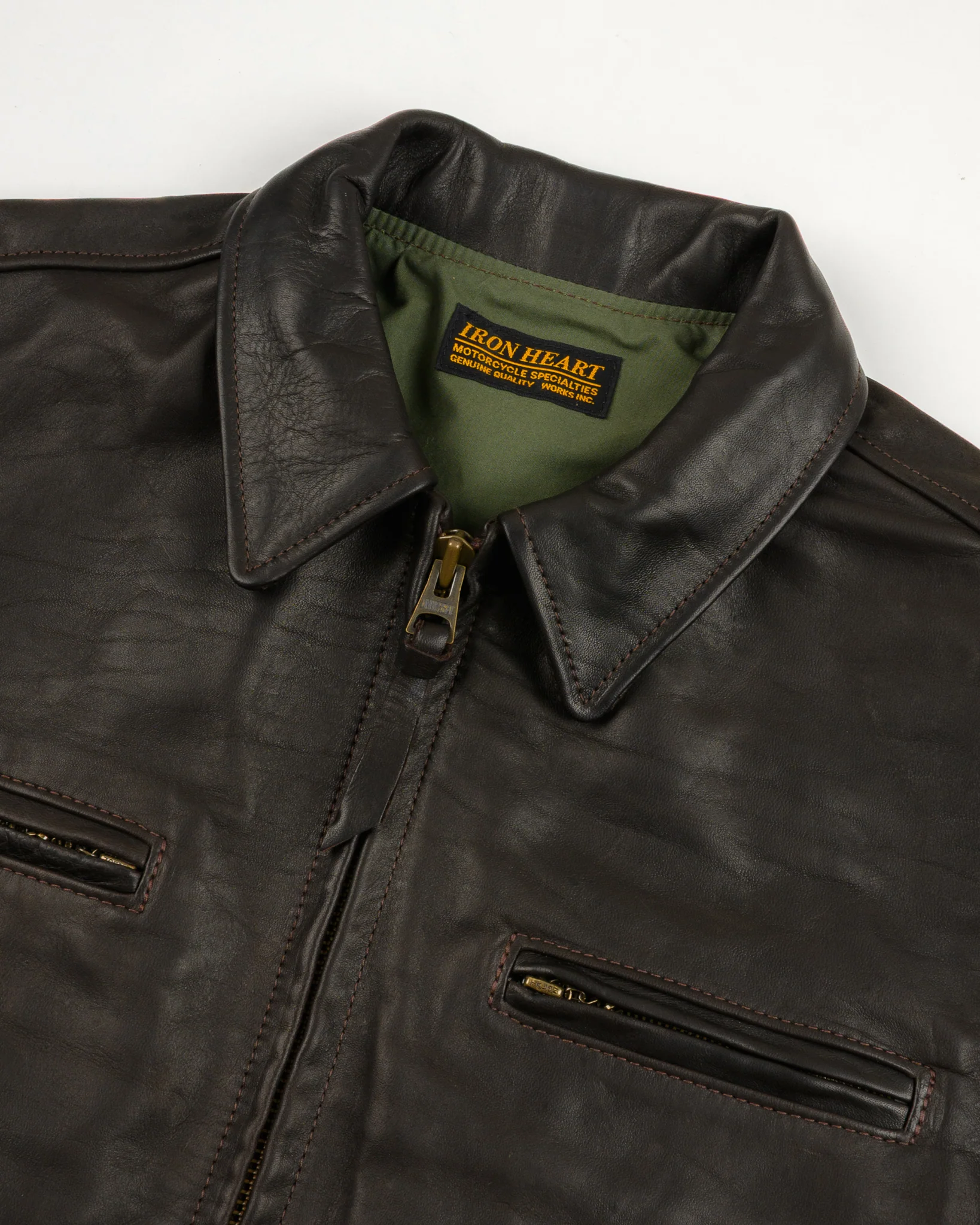 Iron Heart x Simmons Bilt Blattwerk Work Jacket - Brown