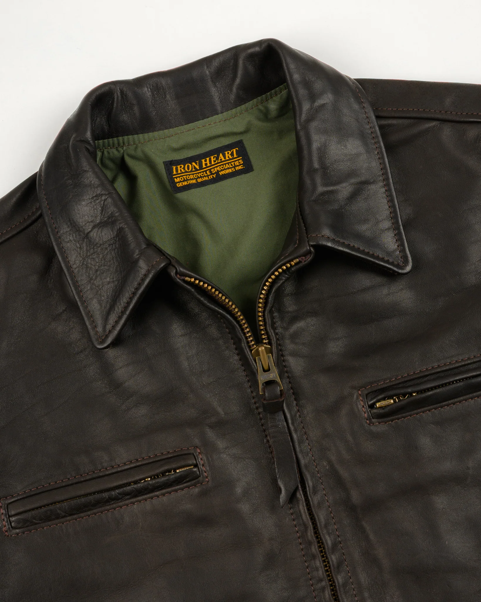 Iron Heart x Simmons Bilt Blattwerk Work Jacket - Brown