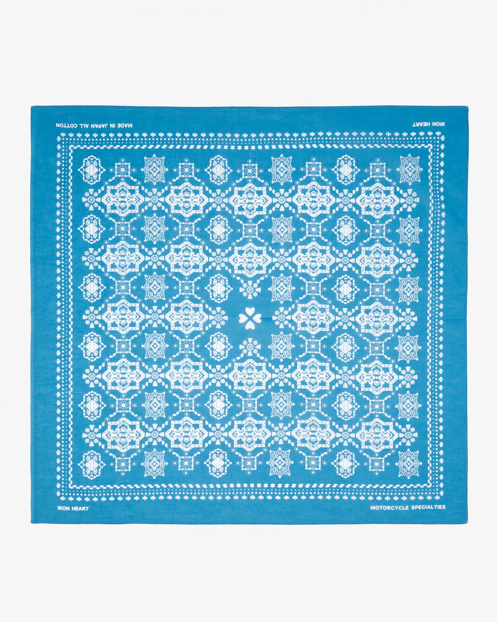 Iron Heart “Bell” Print Bandana - Blue