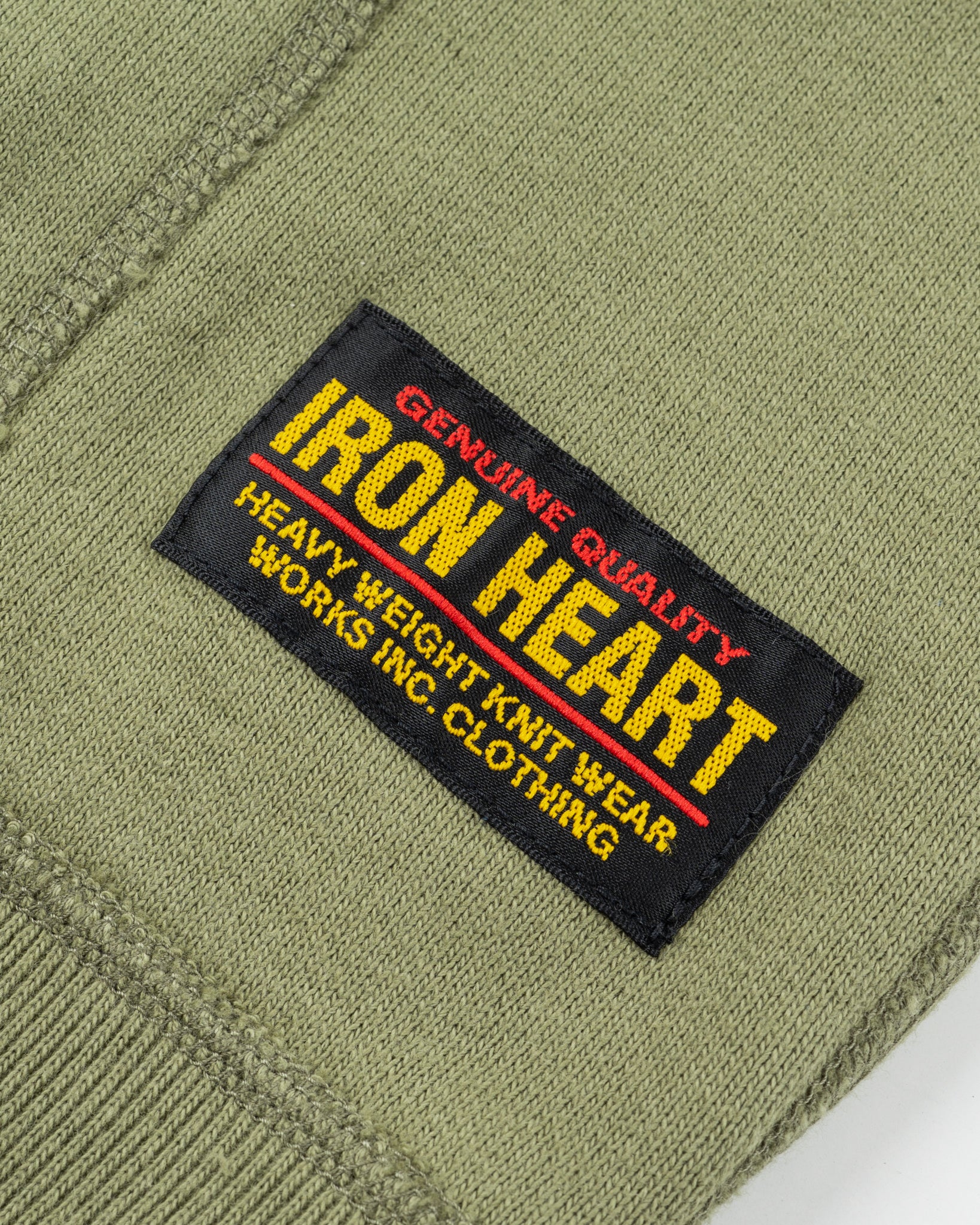 4784-14oz-ultra-heavyweight-loopwheel-cotton-zip-up-hoodie-olive-14.jpg 14oz Ultra Heavyweight Loopwheel Cotton Zip Up Hoodie - Olive