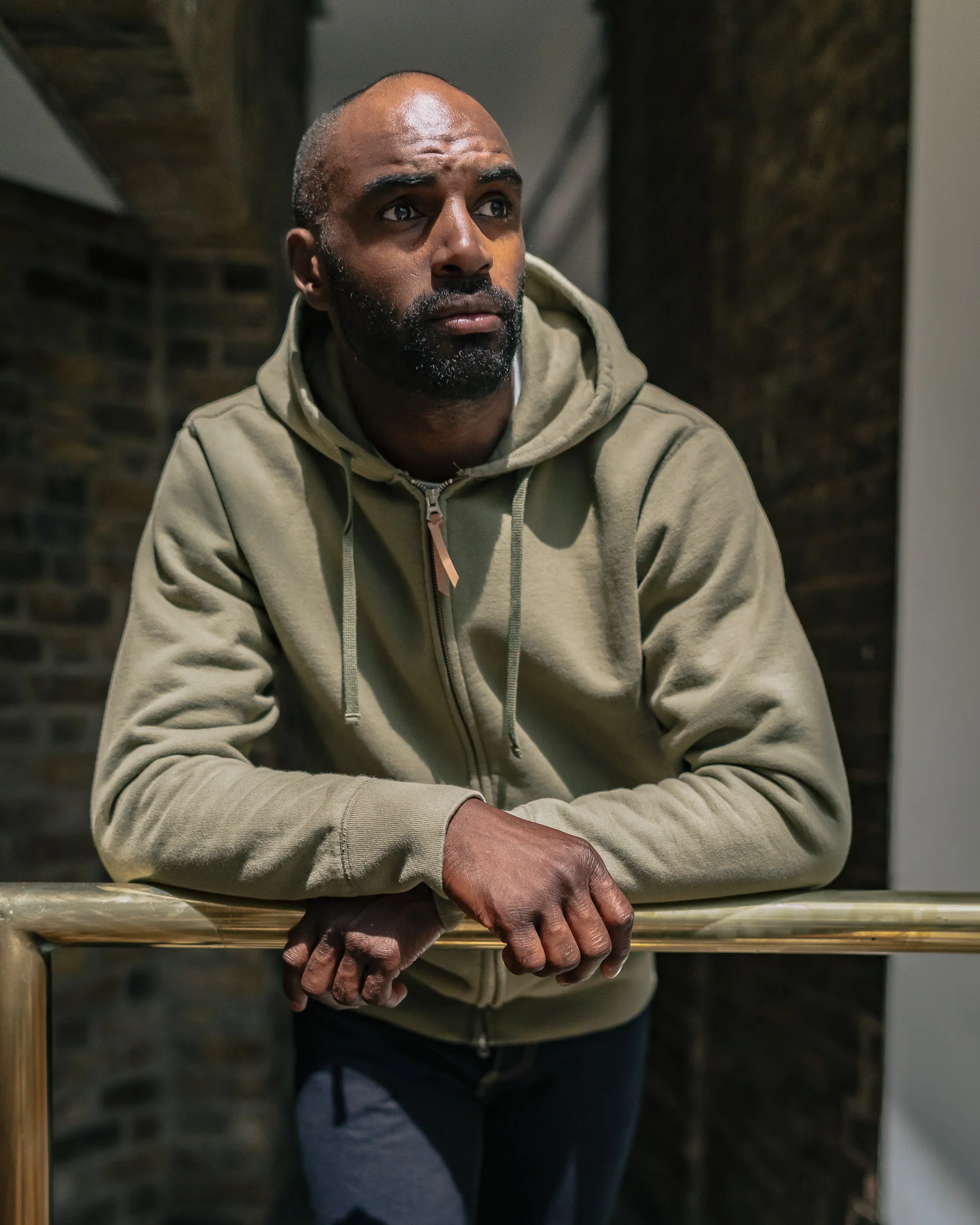 4784-14oz-ultra-heavyweight-loopwheel-cotton-zip-up-hoodie-olive-3.webp 14oz Ultra Heavyweight Loopwheel Cotton Zip Up Hoodie - Olive