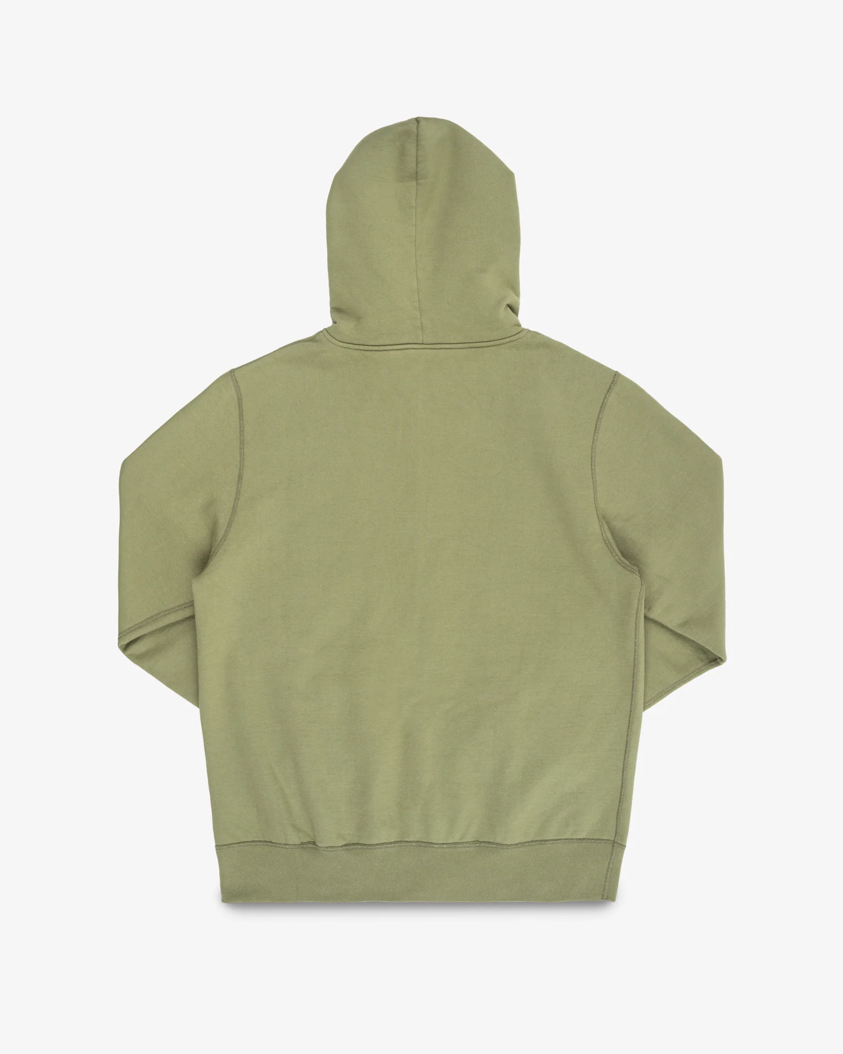 4784-14oz-ultra-heavyweight-loopwheel-cotton-zip-up-hoodie-olive-5.webp 14oz Ultra Heavyweight Loopwheel Cotton Zip Up Hoodie - Olive