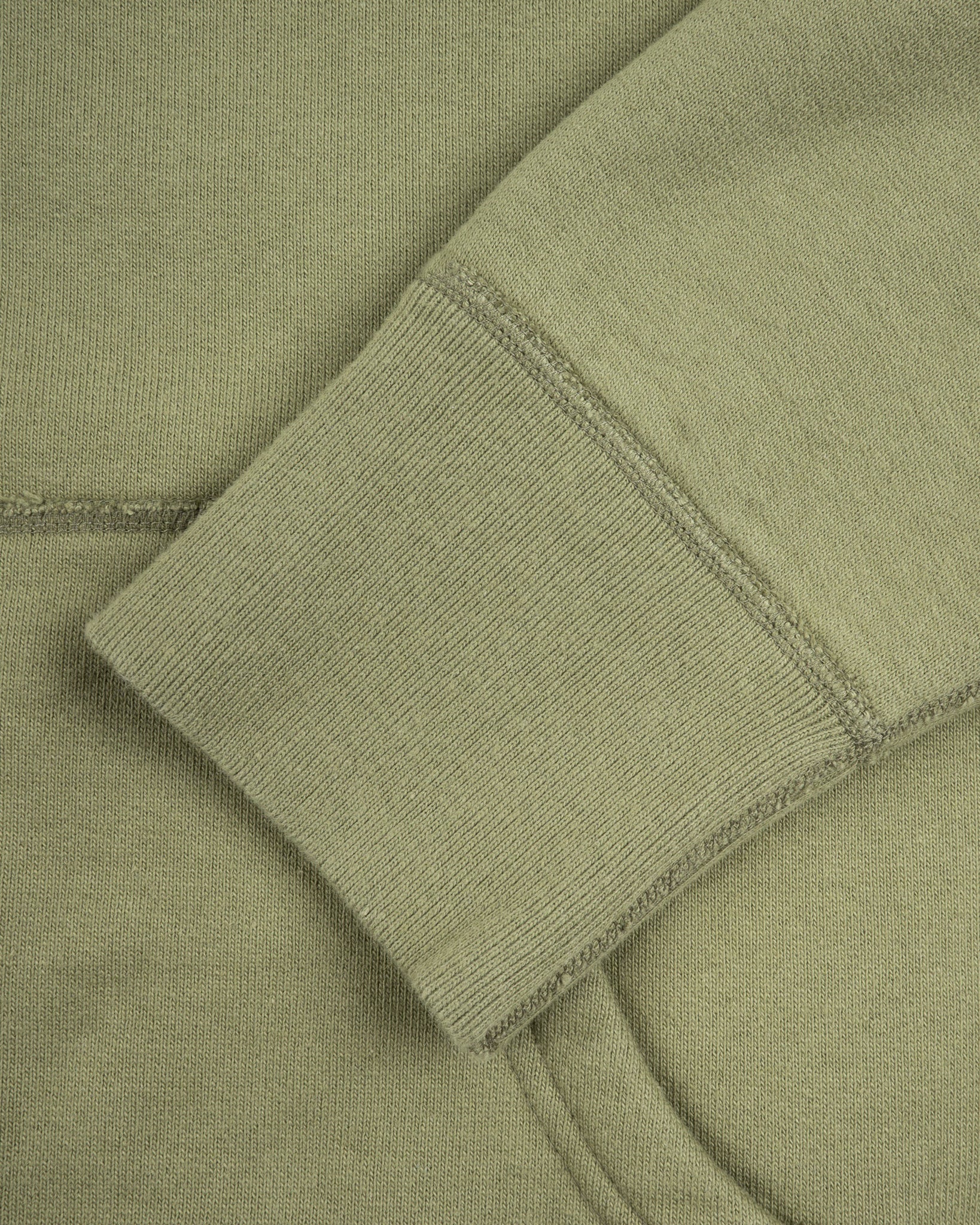 4784-14oz-ultra-heavyweight-loopwheel-cotton-zip-up-hoodie-olive-9.jpg 14oz Ultra Heavyweight Loopwheel Cotton Zip Up Hoodie - Olive