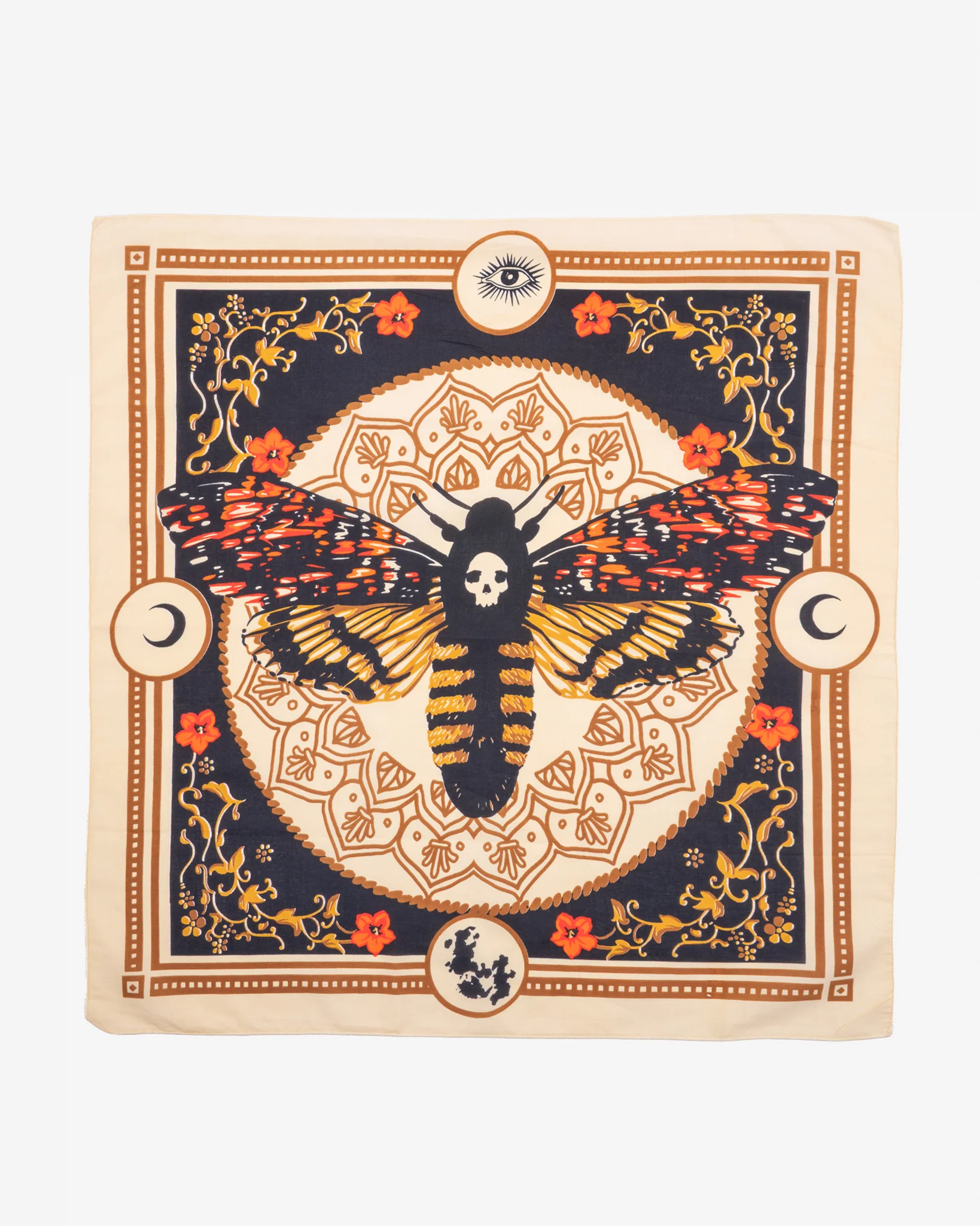 Felix Green Organic Cotton "Papillion" Bandana - Yellow