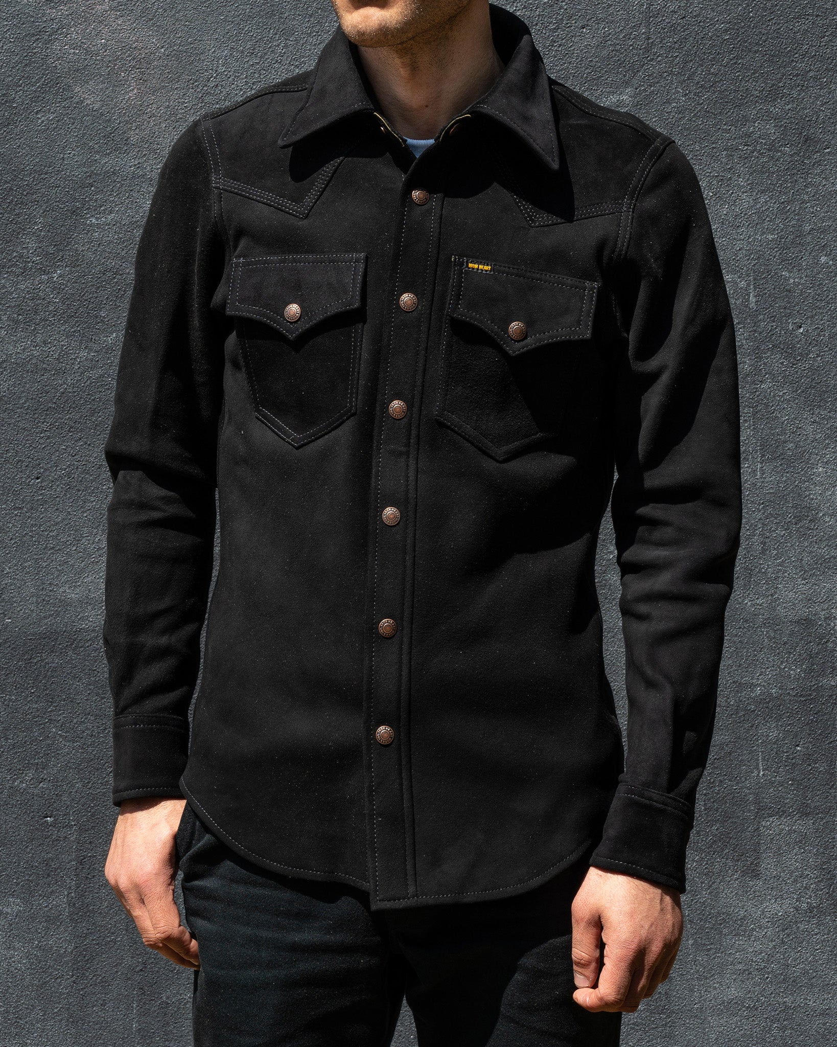4985-deerskin-western-shirt-the-big-buck-black-version-1-3.jpg Deerskin Western Shirt "The Big Buck" - Black (Version 1)