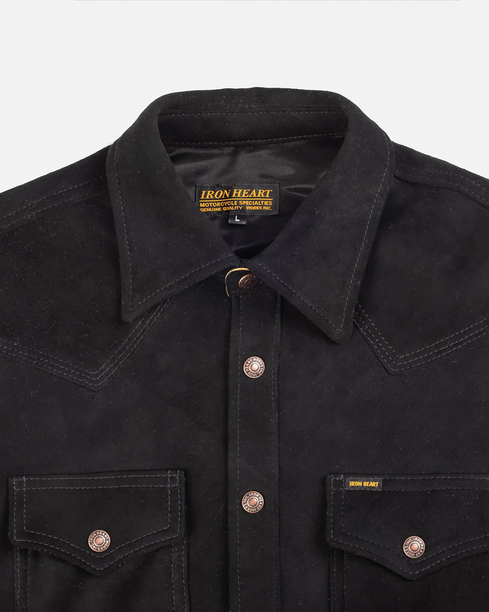 4985-deerskin-western-shirt-the-big-buck-black-version-1-6.webp Deerskin Western Shirt "The Big Buck" - Black (Version 1)