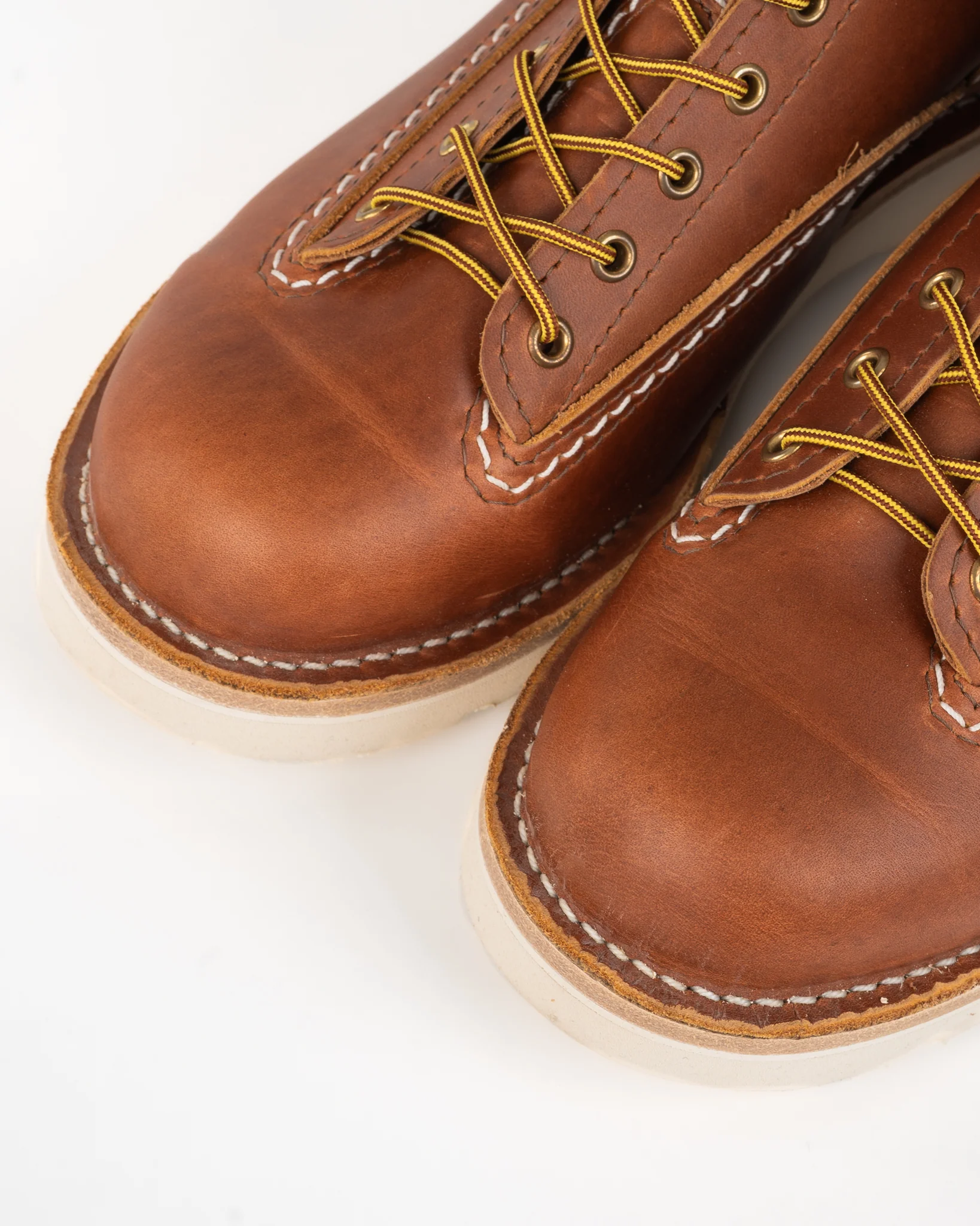 Iron Heart Int'l x Wesco® - 8" Domain Jobmaster® Boot - British Tan. The "Journeyman"