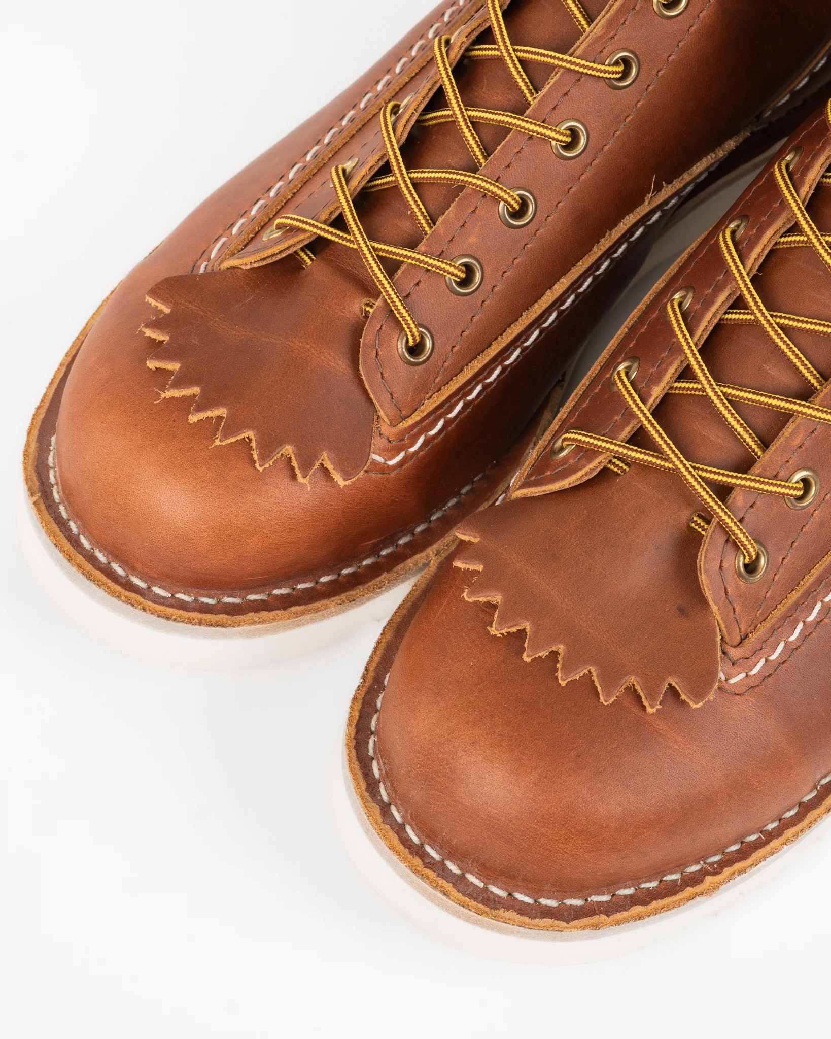 Iron Heart Int'l x Wesco® - 8" Domain Jobmaster® Boot - British Tan. The "Journeyman"