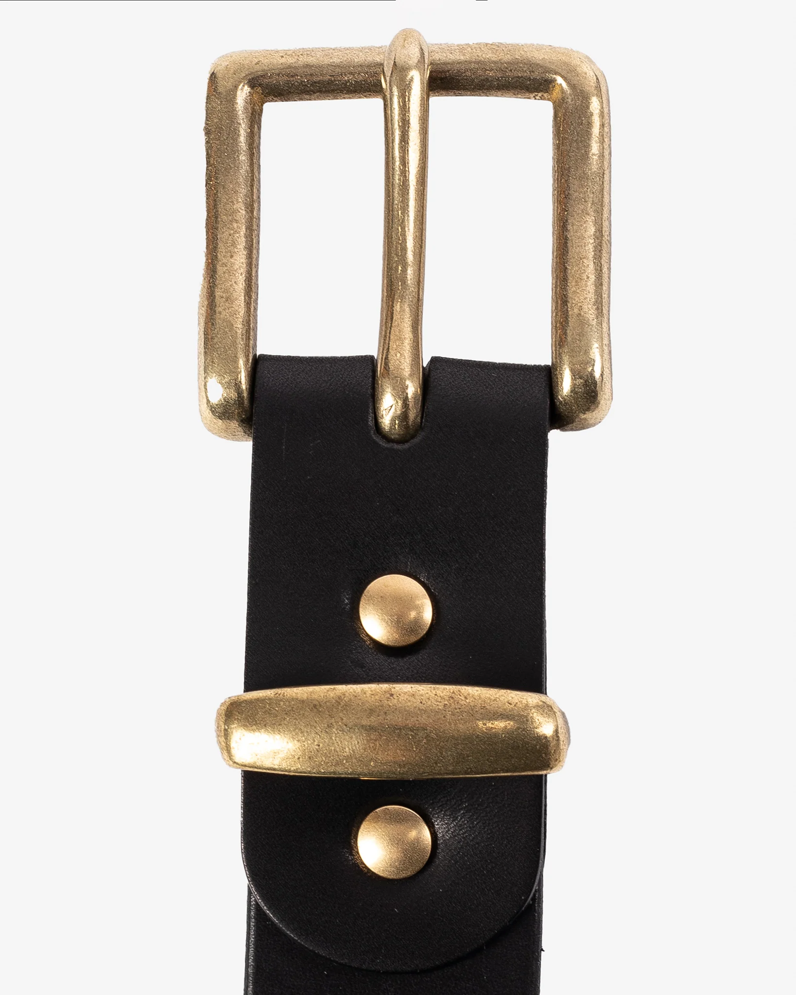 Heavy Duty "Tochigi" Leather Belt - Black