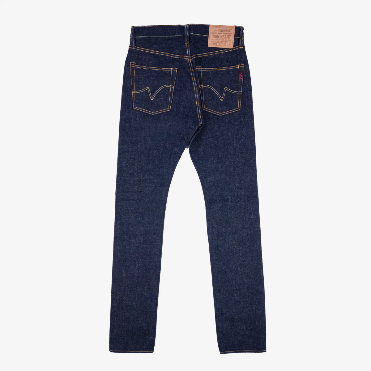 5232-18oz-vintage-selvedge-denim-slim-cut-jeans-indigo-ih-555s-18-tag-32-hemmed-to-29.0-2.webp 18oz Vintage Selvedge Denim Slim Cut Jeans - Indigo (IH-555s-18) Tag 32, Hemmed to 29.0"