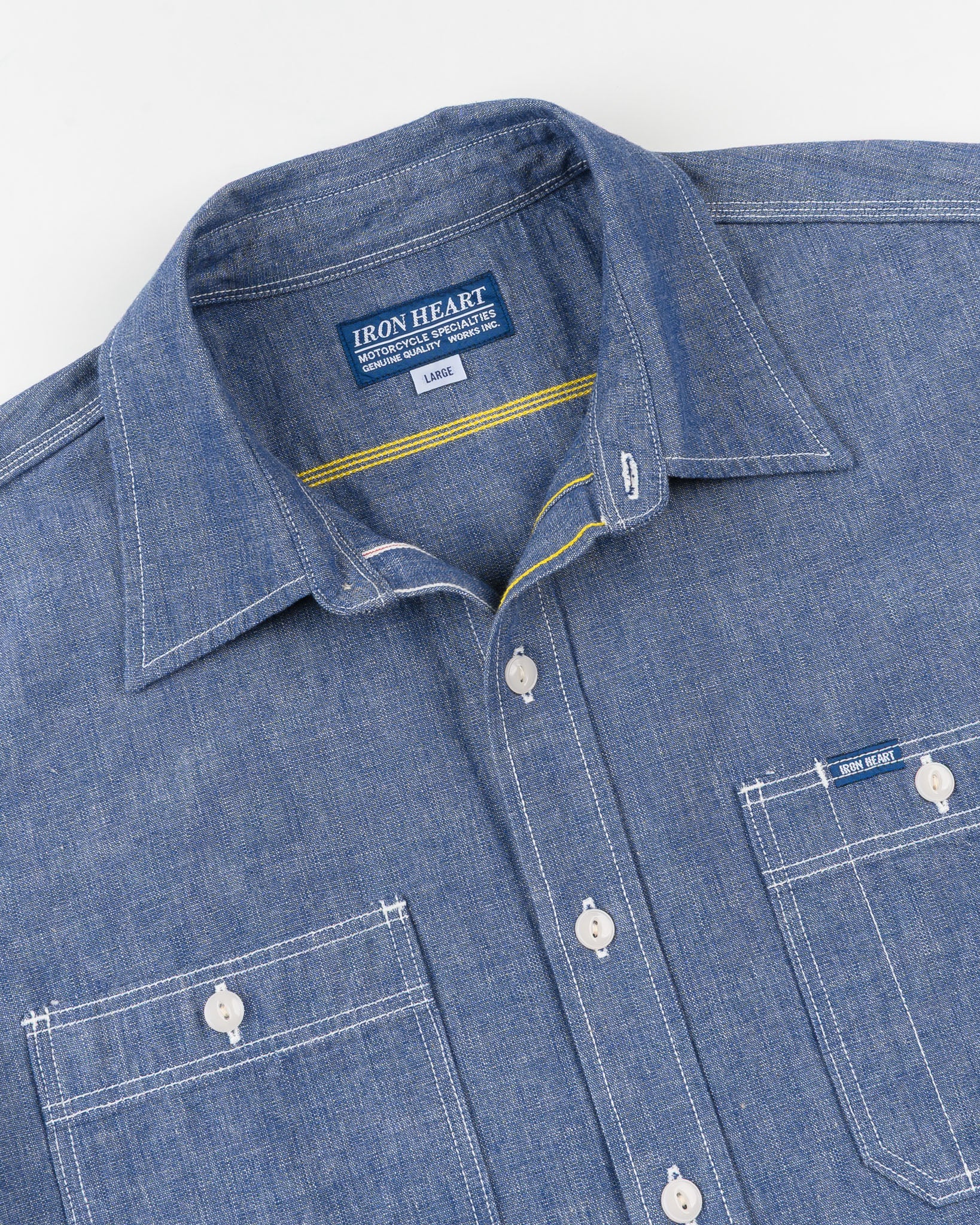 5369-10oz-selvedge-chambray-work-shirt-blue-7.jpg 10oz Selvedge Chambray Work Shirt - Blue