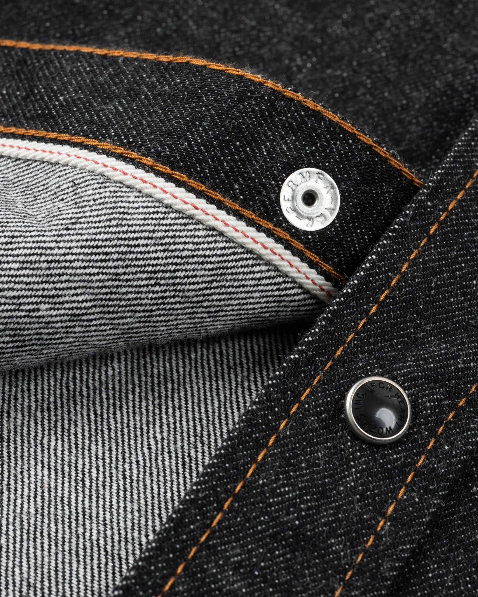 12oz Selvedge Denim Western Shirt - Black