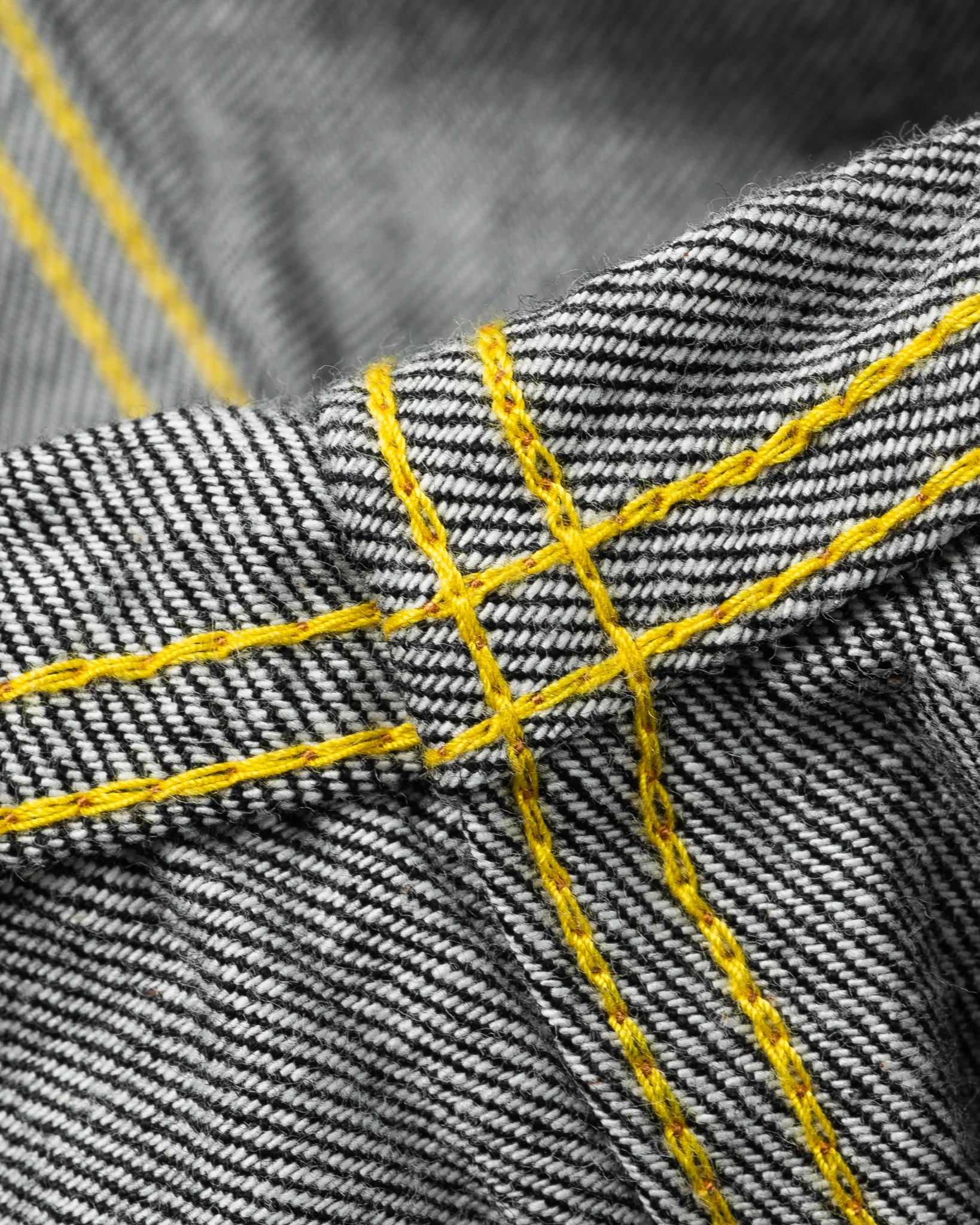 12oz Selvedge Denim Western Shirt - Black