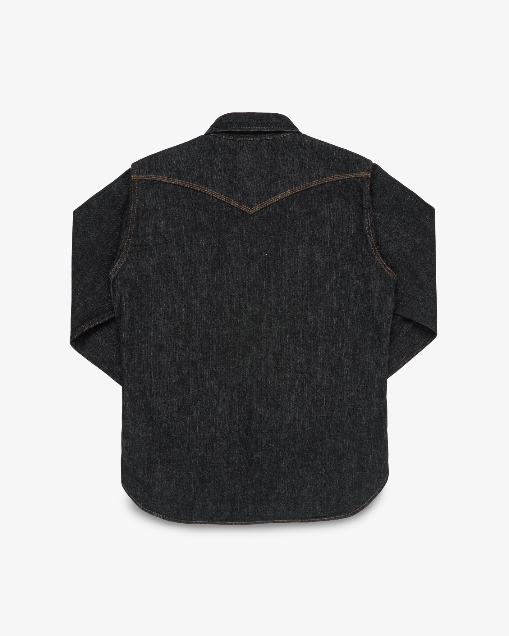 12oz Selvedge Denim Western Shirt - Black