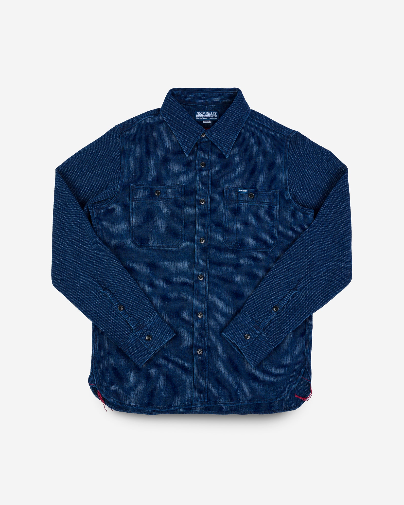 Waffle Work Shirt - Indigo