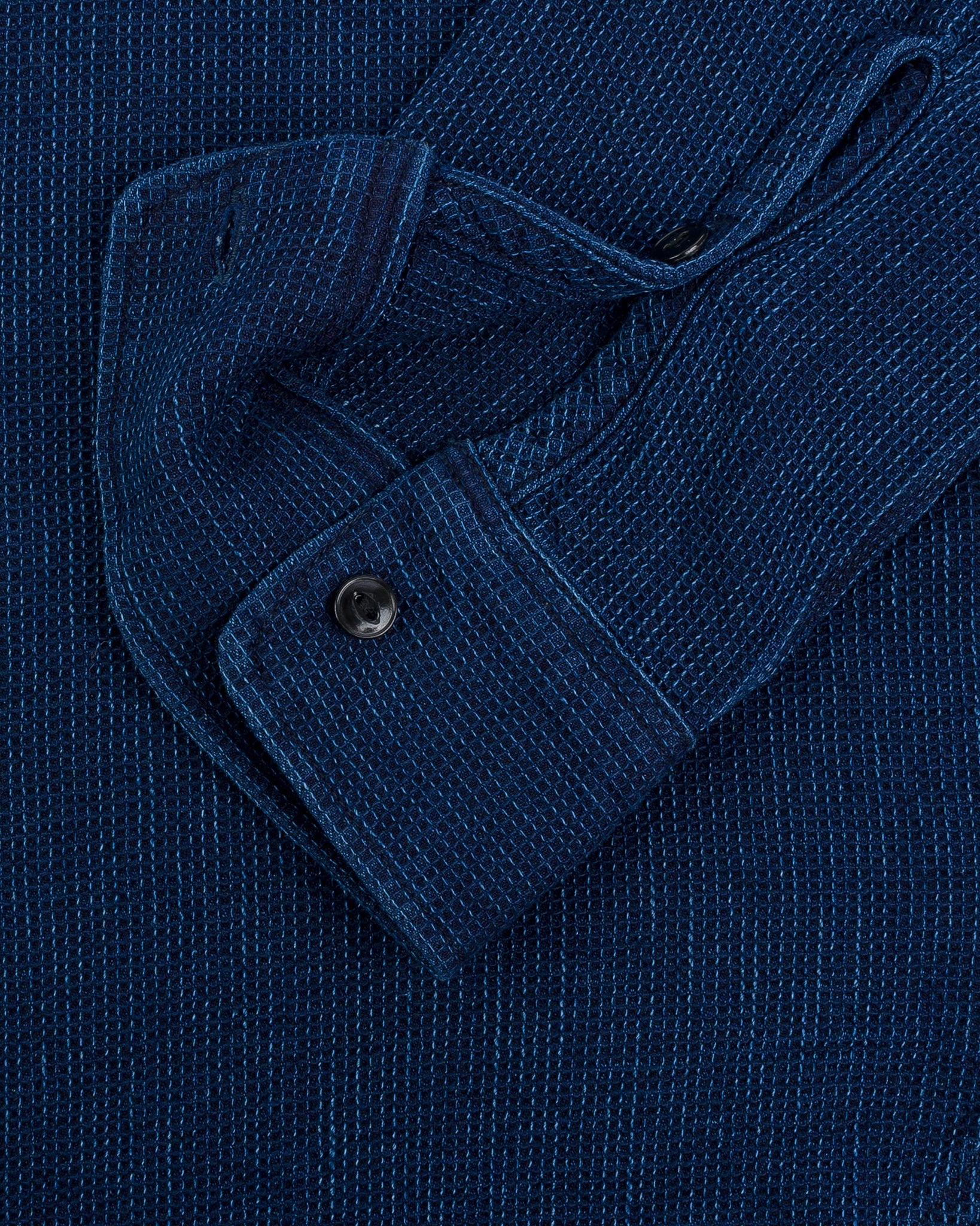 Waffle Work Shirt - Indigo