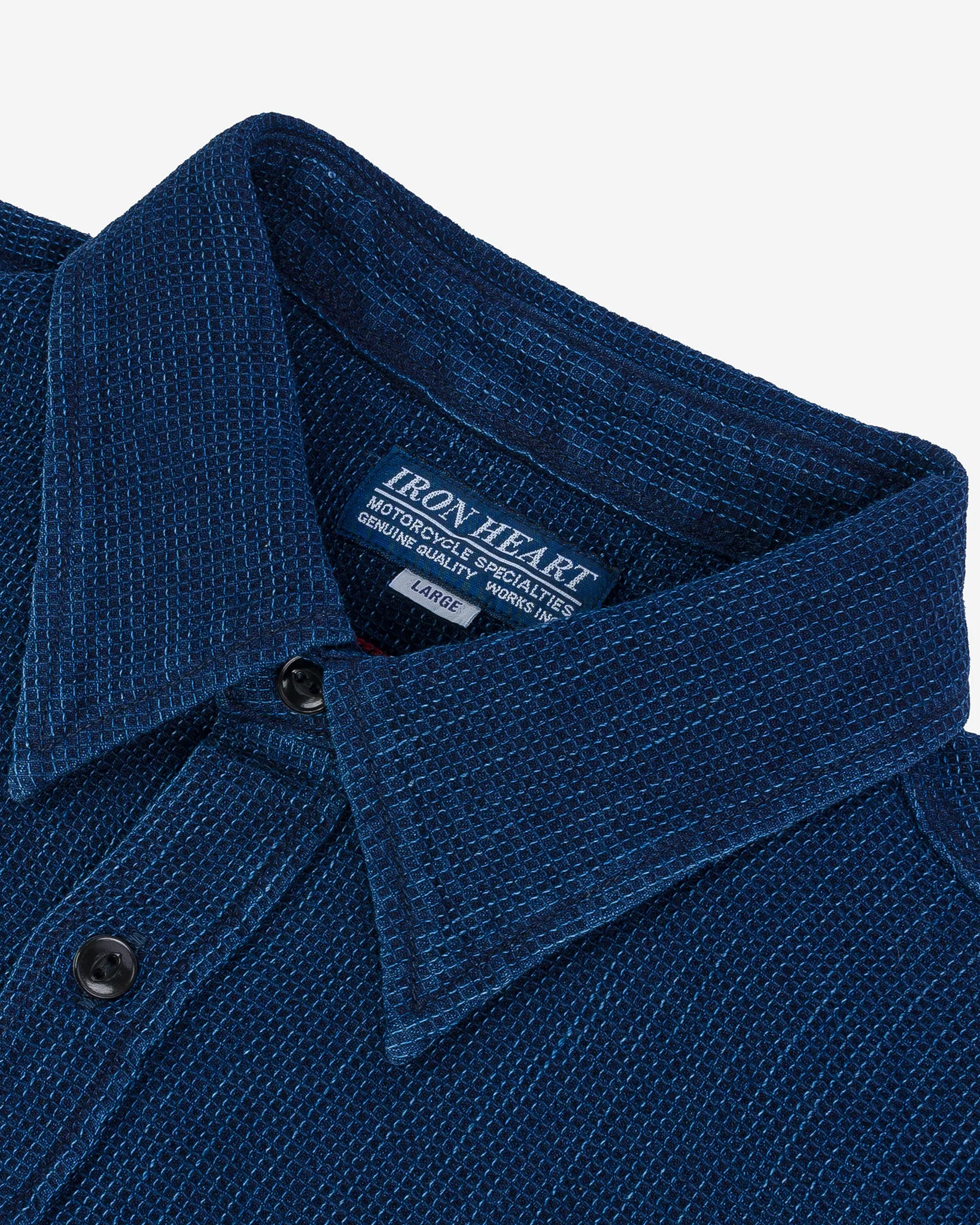 Waffle Work Shirt - Indigo
