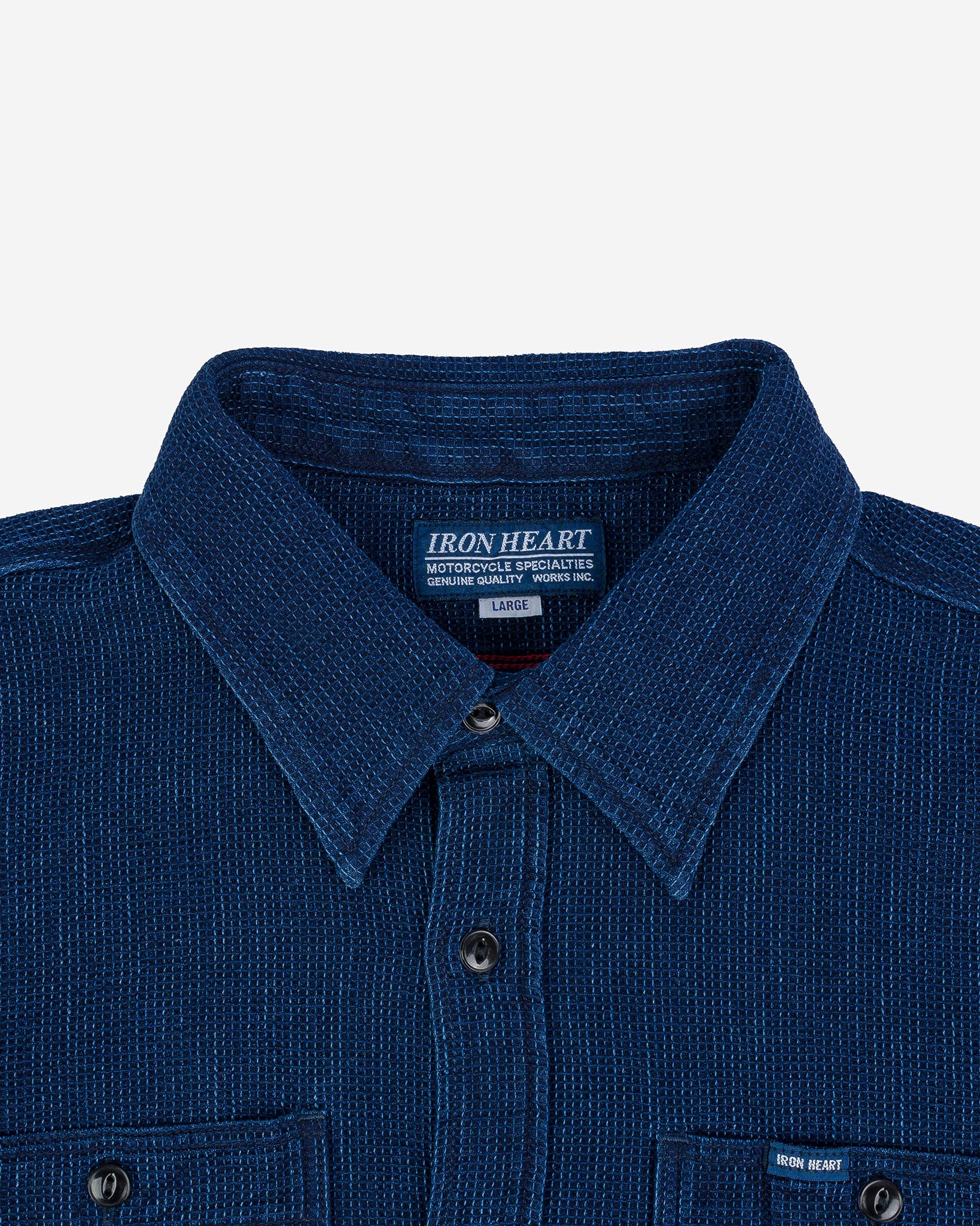 Waffle Work Shirt - Indigo