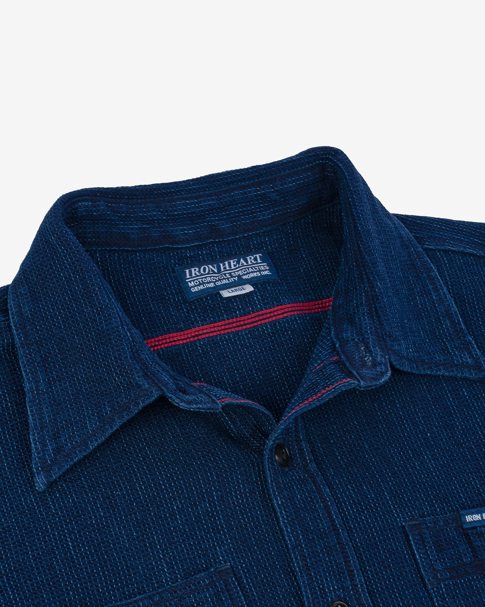 Waffle Work Shirt - Indigo