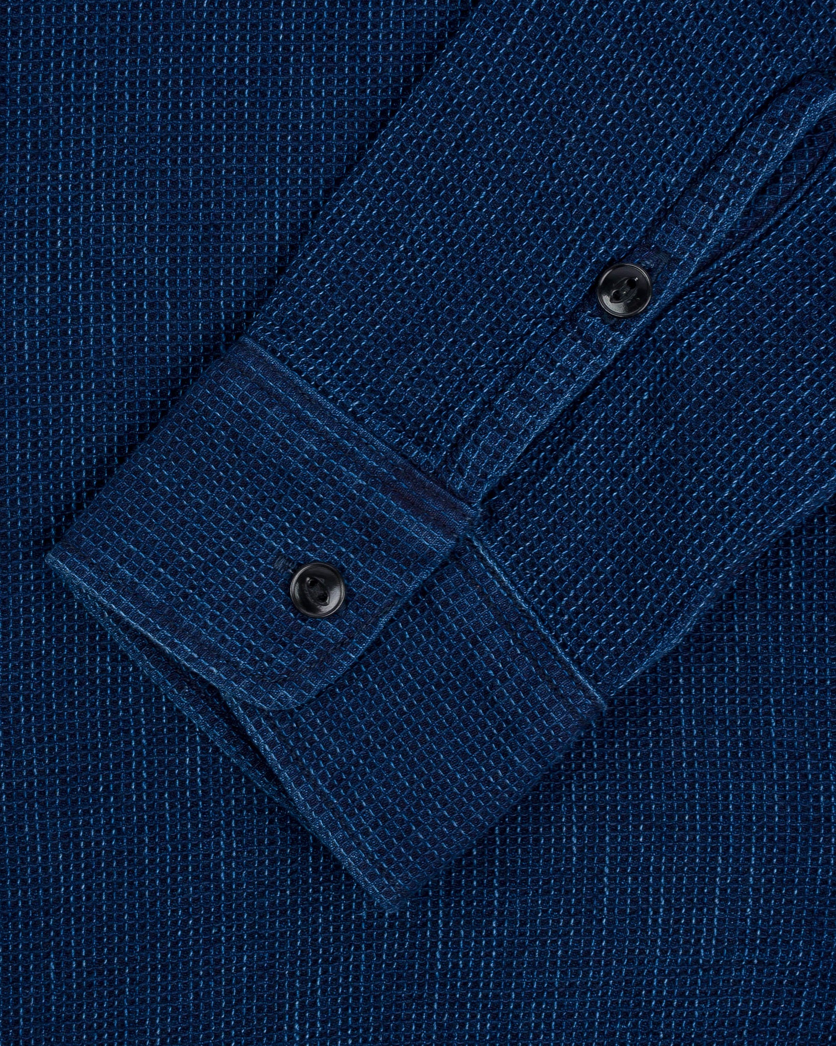 Waffle Work Shirt - Indigo