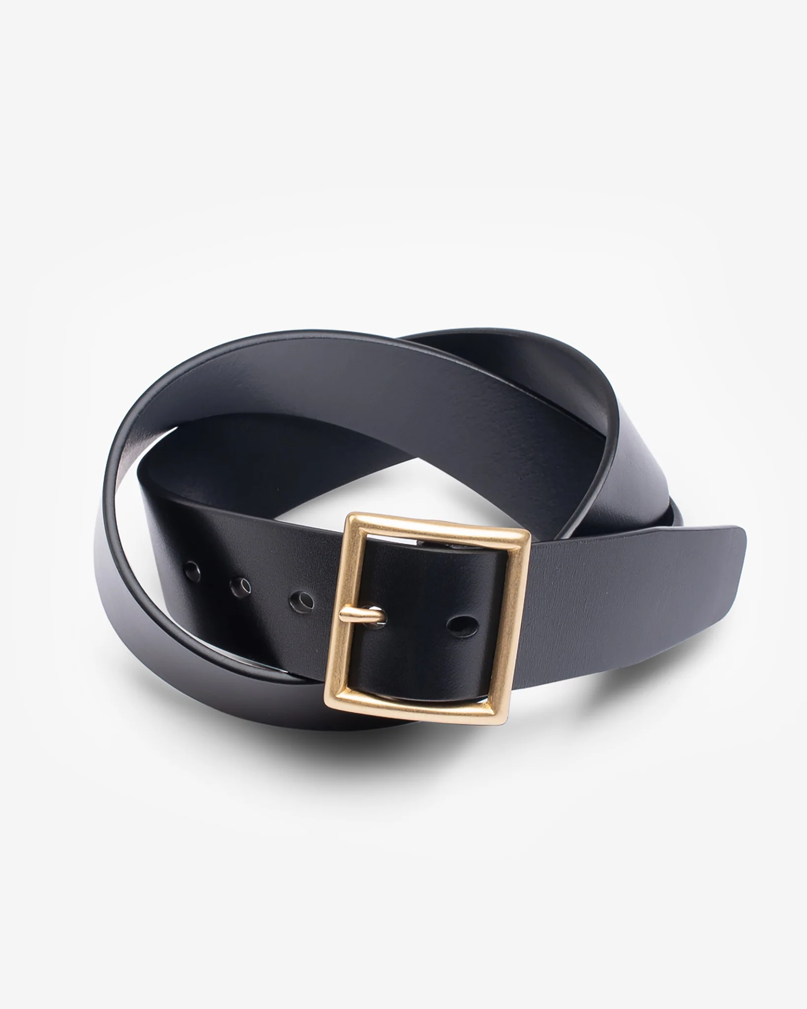 OGL Vintage 1.75" Leather Belt - Black