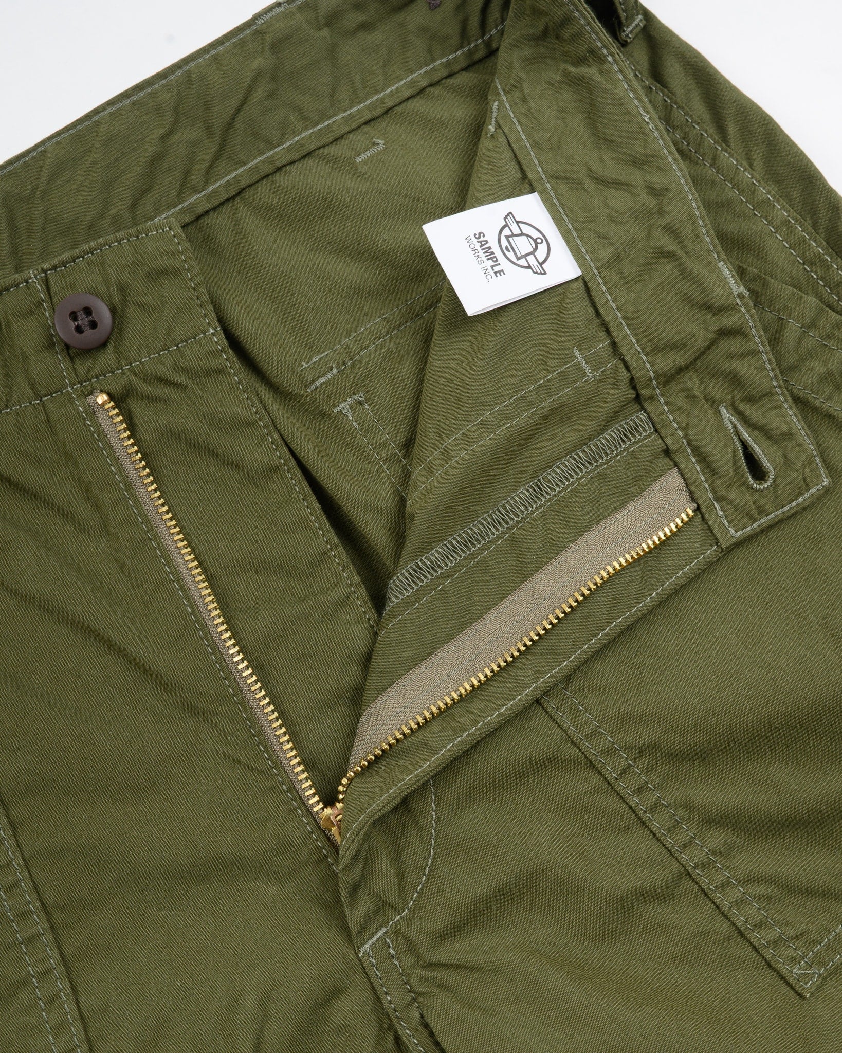 5877-4oz-cotton-nylon-baker-pants-olive-drab-green-7.jpg 4oz Cotton/Nylon Baker Pants - Olive Drab Green