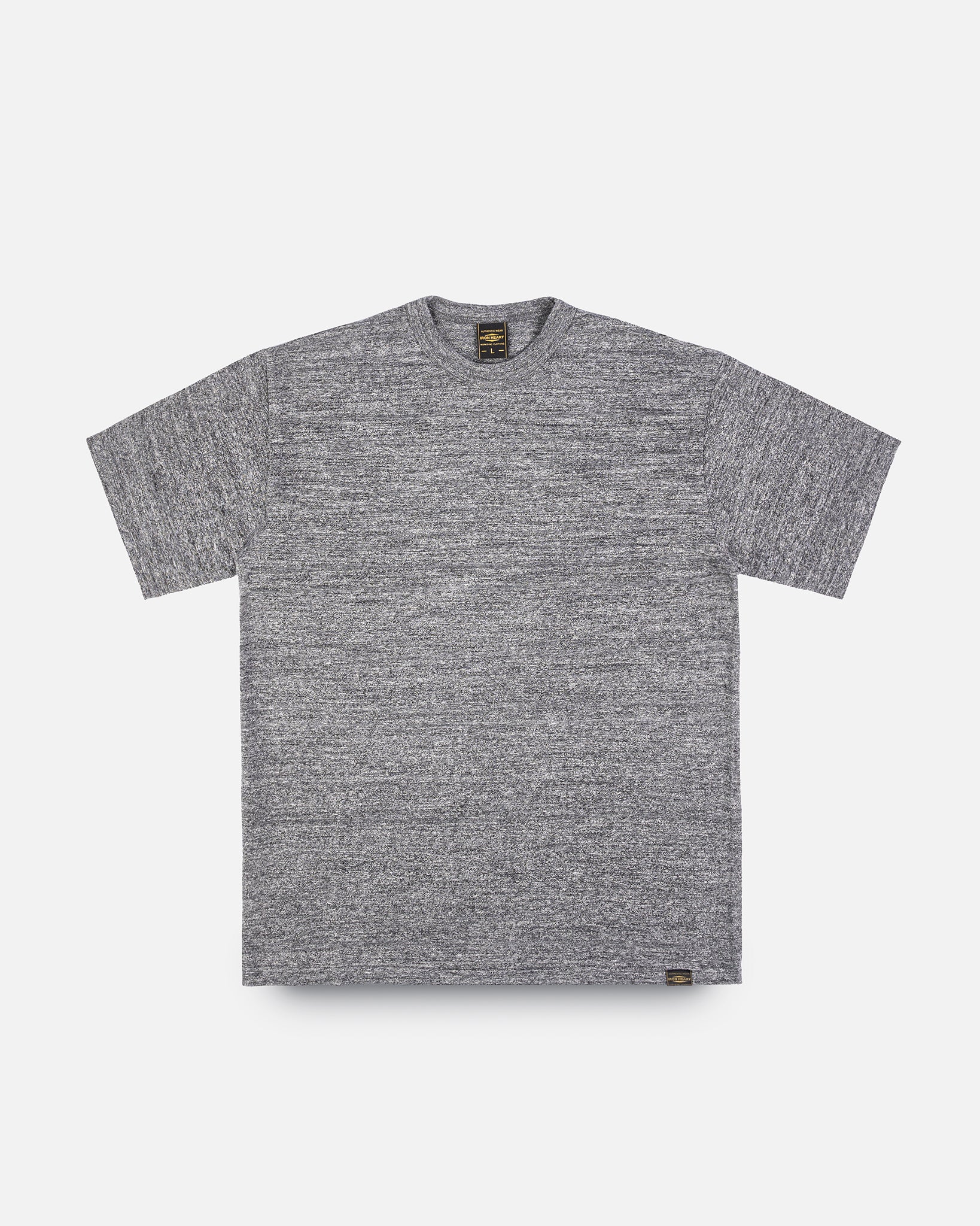 5974-6.5oz-loopwheel-crew-neck-t-shirt-with-longer-body-grey-1.jpg 6.5oz Loopwheel Crew Neck T-Shirt with longer body - Grey