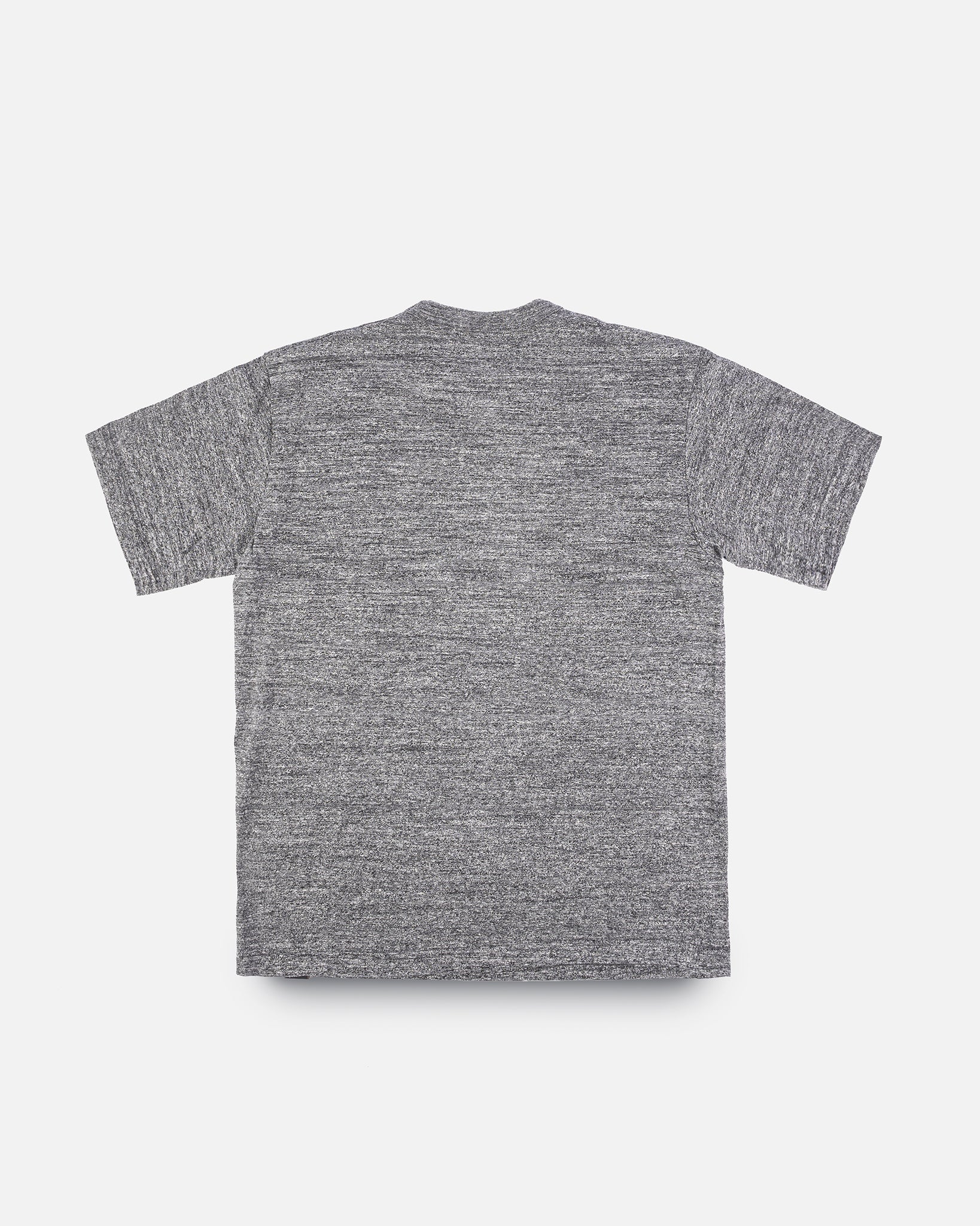 5974-6.5oz-loopwheel-crew-neck-t-shirt-with-longer-body-grey-4.jpg 6.5oz Loopwheel Crew Neck T-Shirt with longer body - Grey