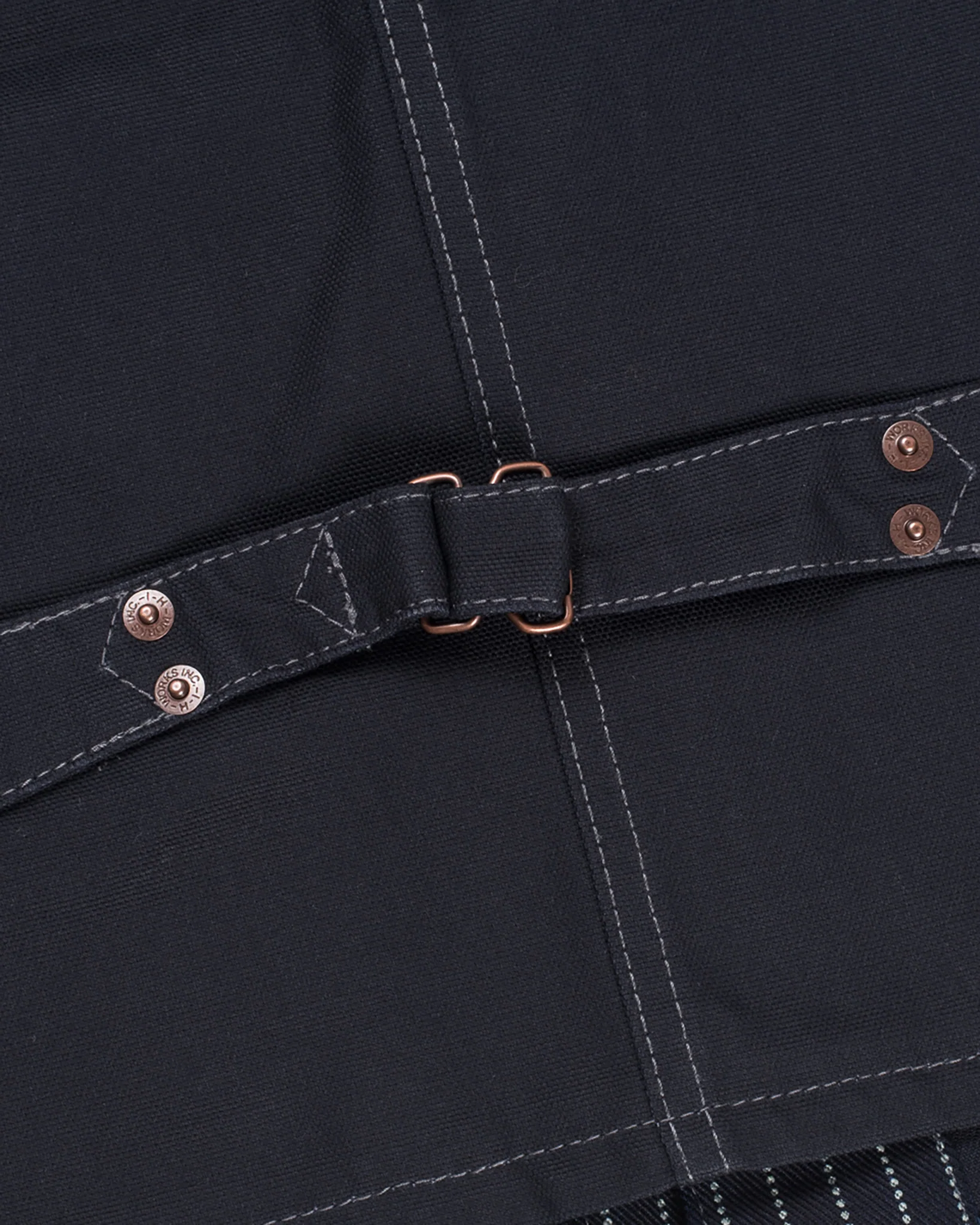 12oz Wabash/Duck Work Vest - Indigo/Navy
