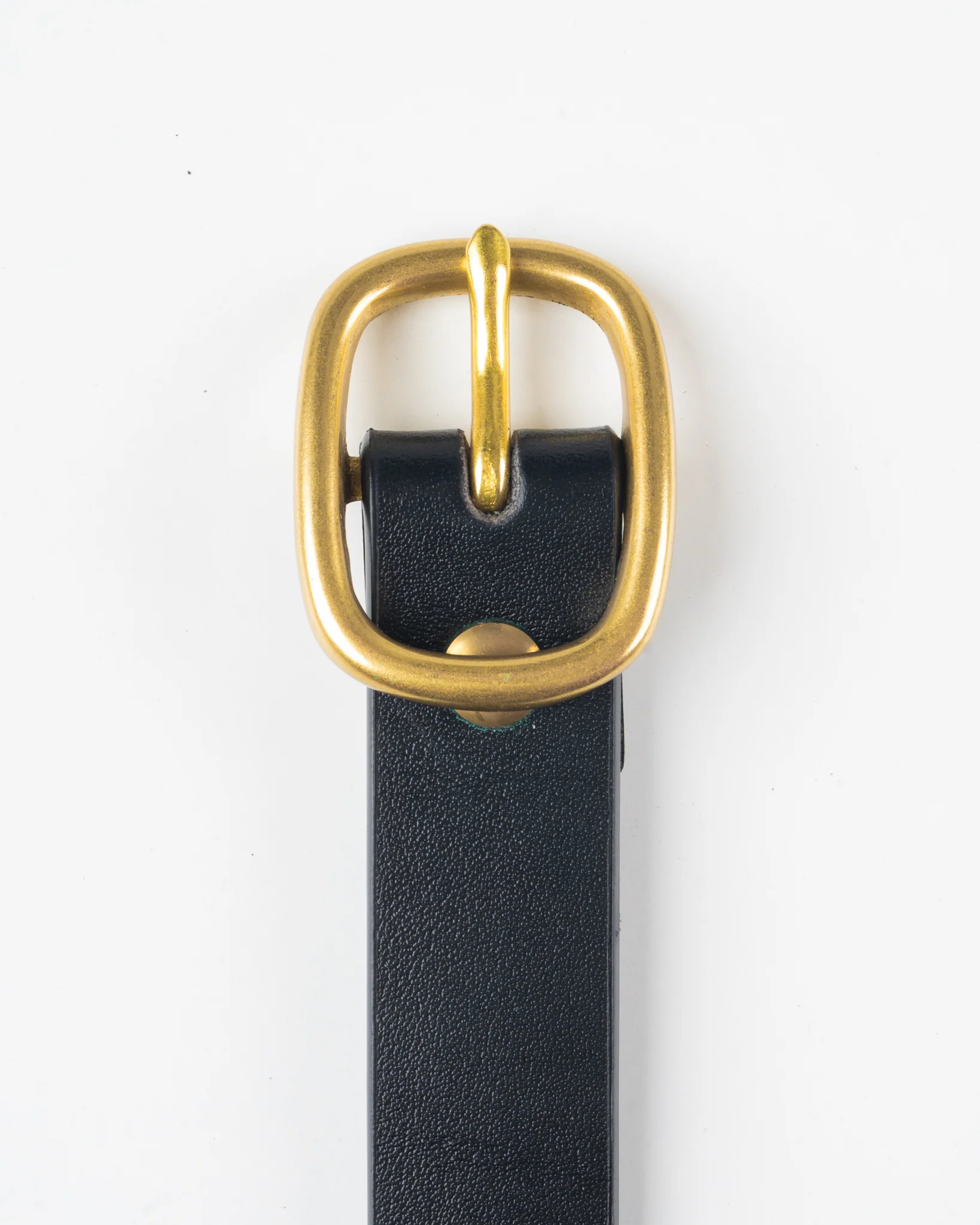 OGL Obbies Dress Leather Belt - Full-Dyed Black