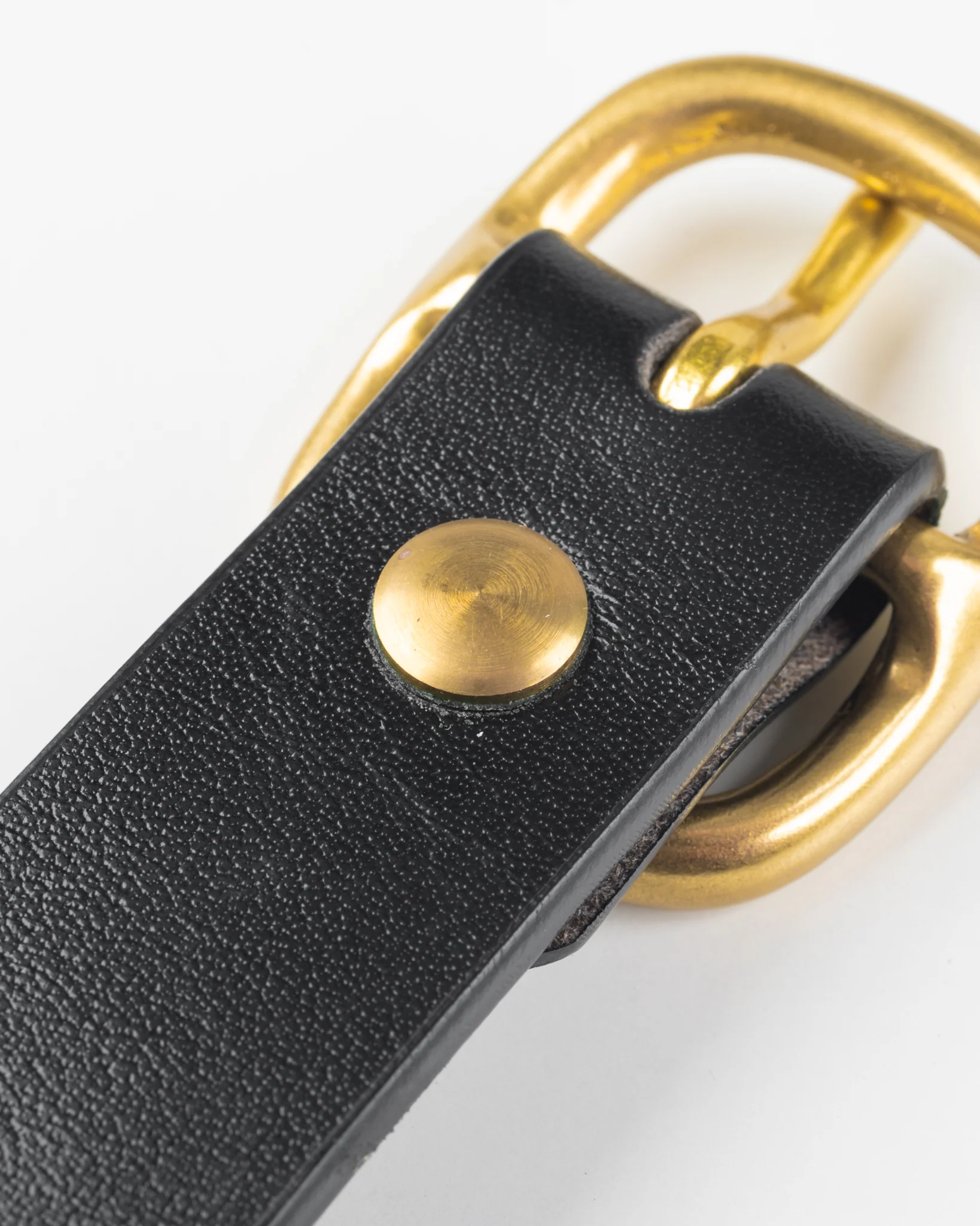 OGL Obbies Dress Leather Belt - Full-Dyed Black