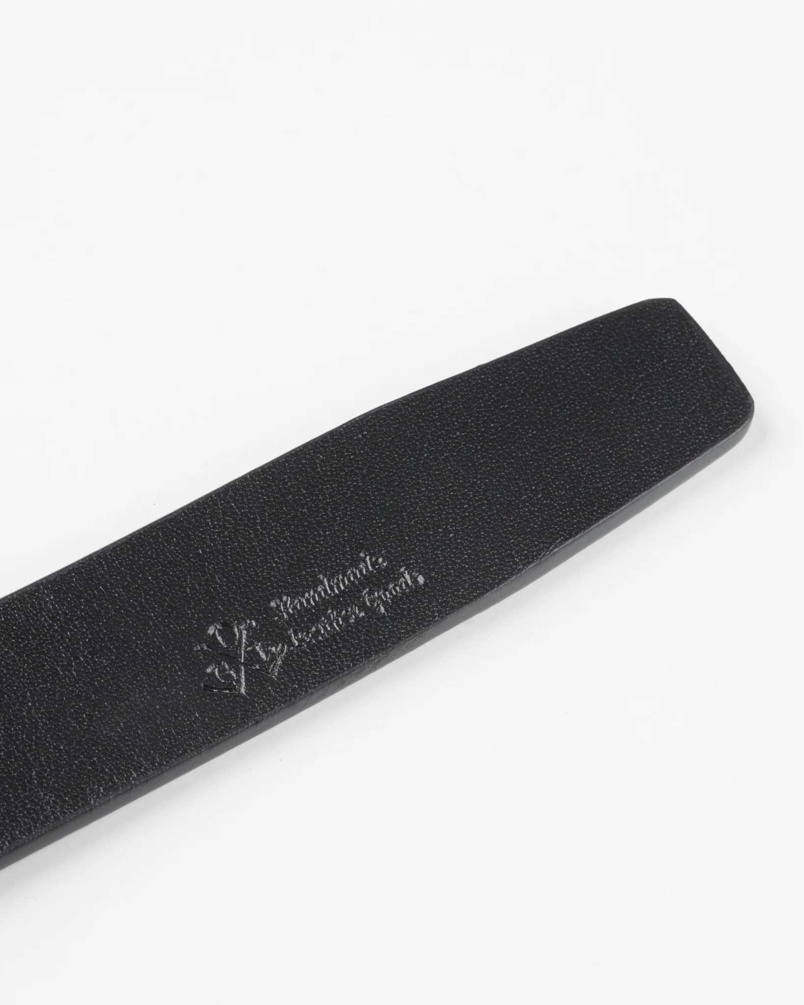 OGL Obbies Dress Leather Belt - Full-Dyed Black