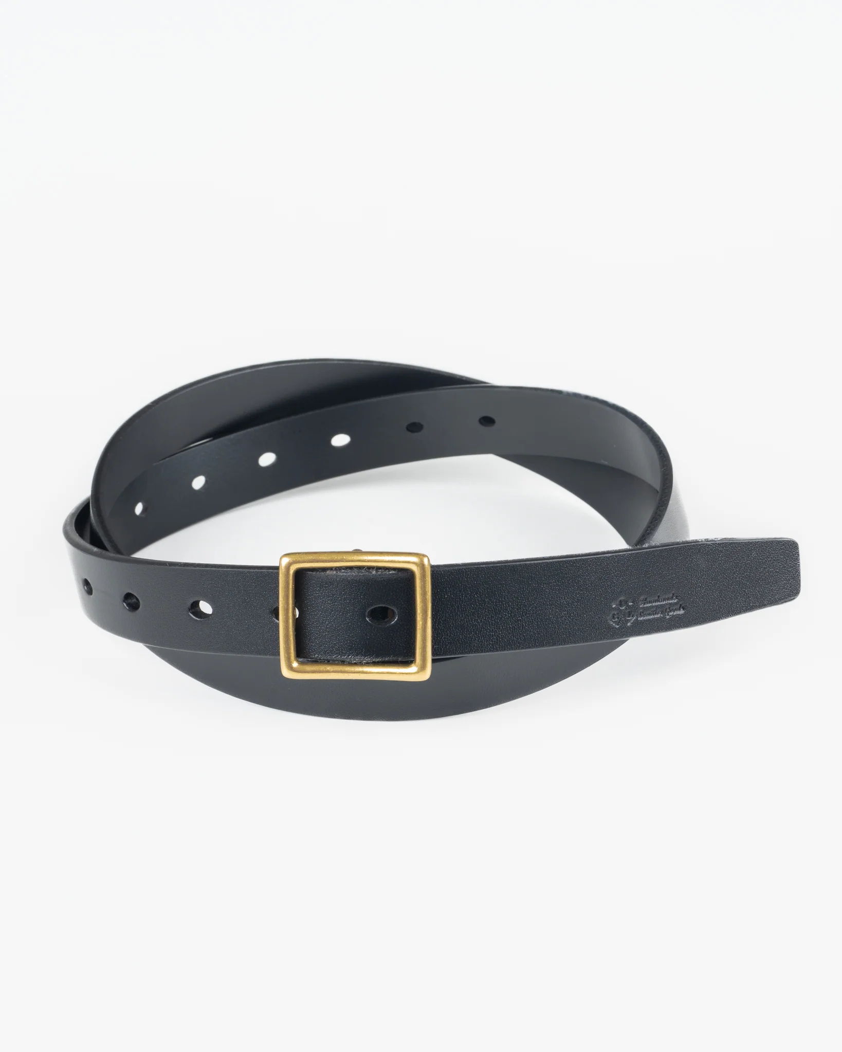 718-ogl-obbies-square-buckle-leather-belt-full-dyed-black-1.webp OGL Obbies Square Buckle Leather Belt - Full Dyed Black