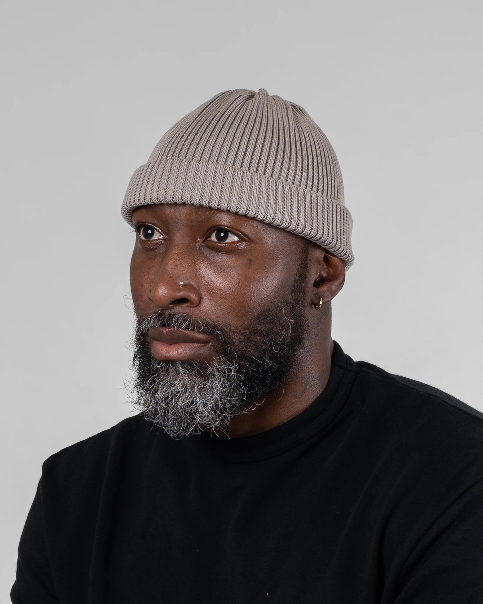 ROTOTO - Cotton Roll Up Hat - Grey