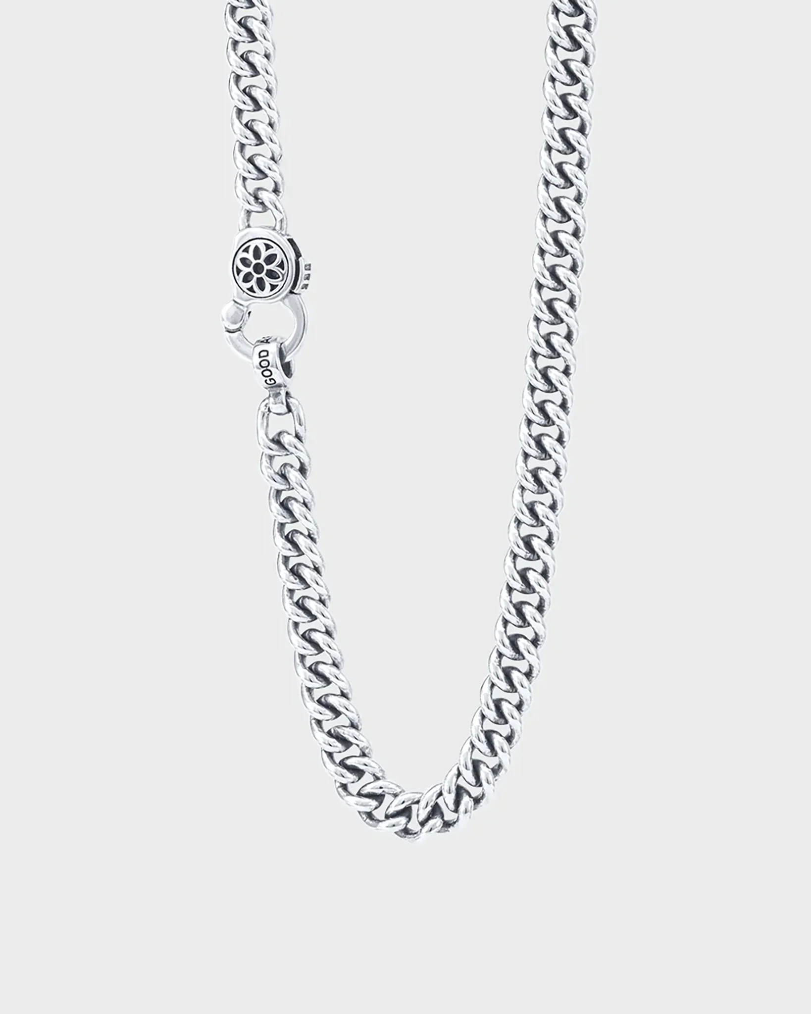 GOOD ART HLYWD Curb Chain Necklace Link Size A at 21" - Sterling Silver